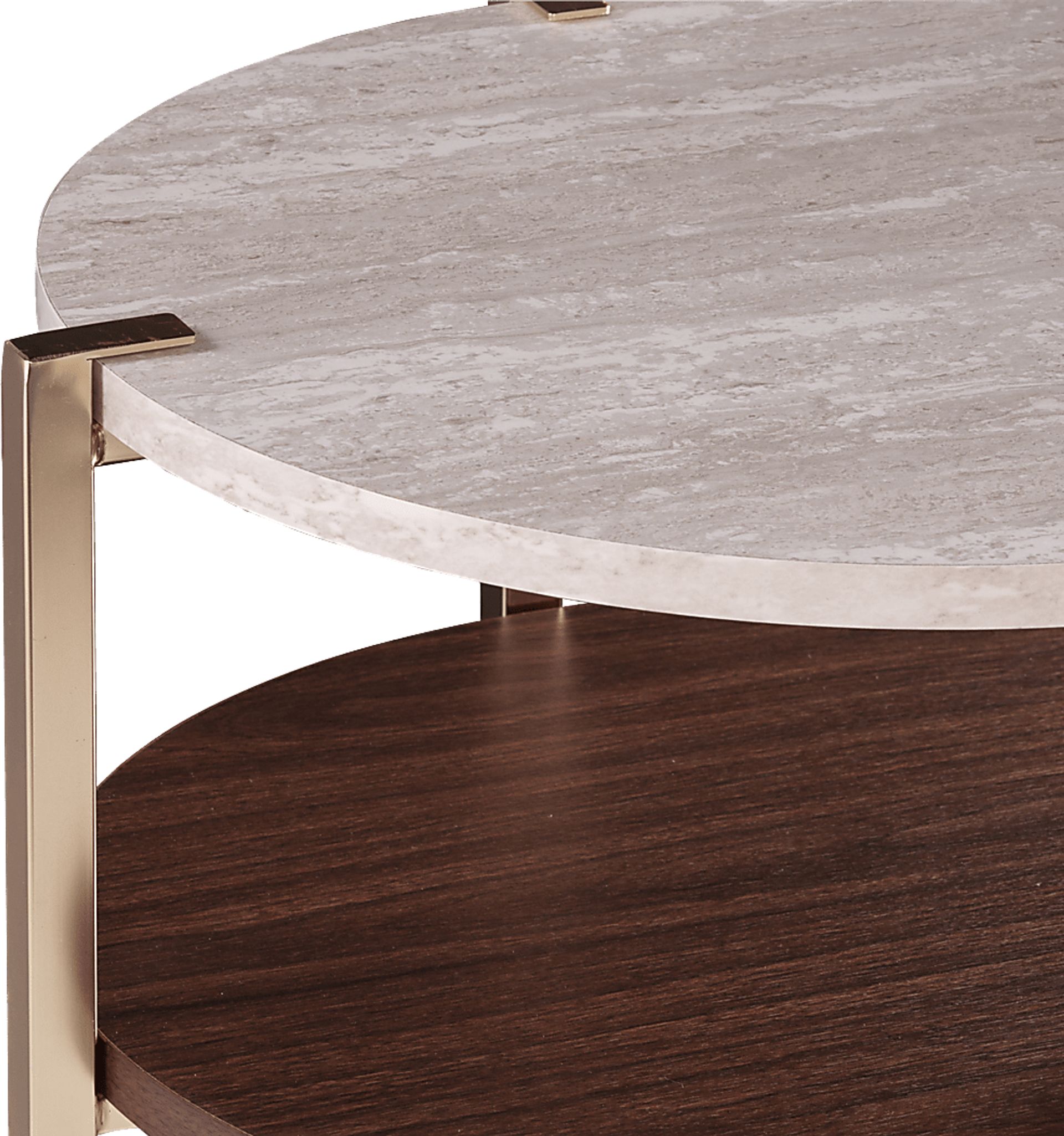 Journeyville White Round End Table - Image 2
