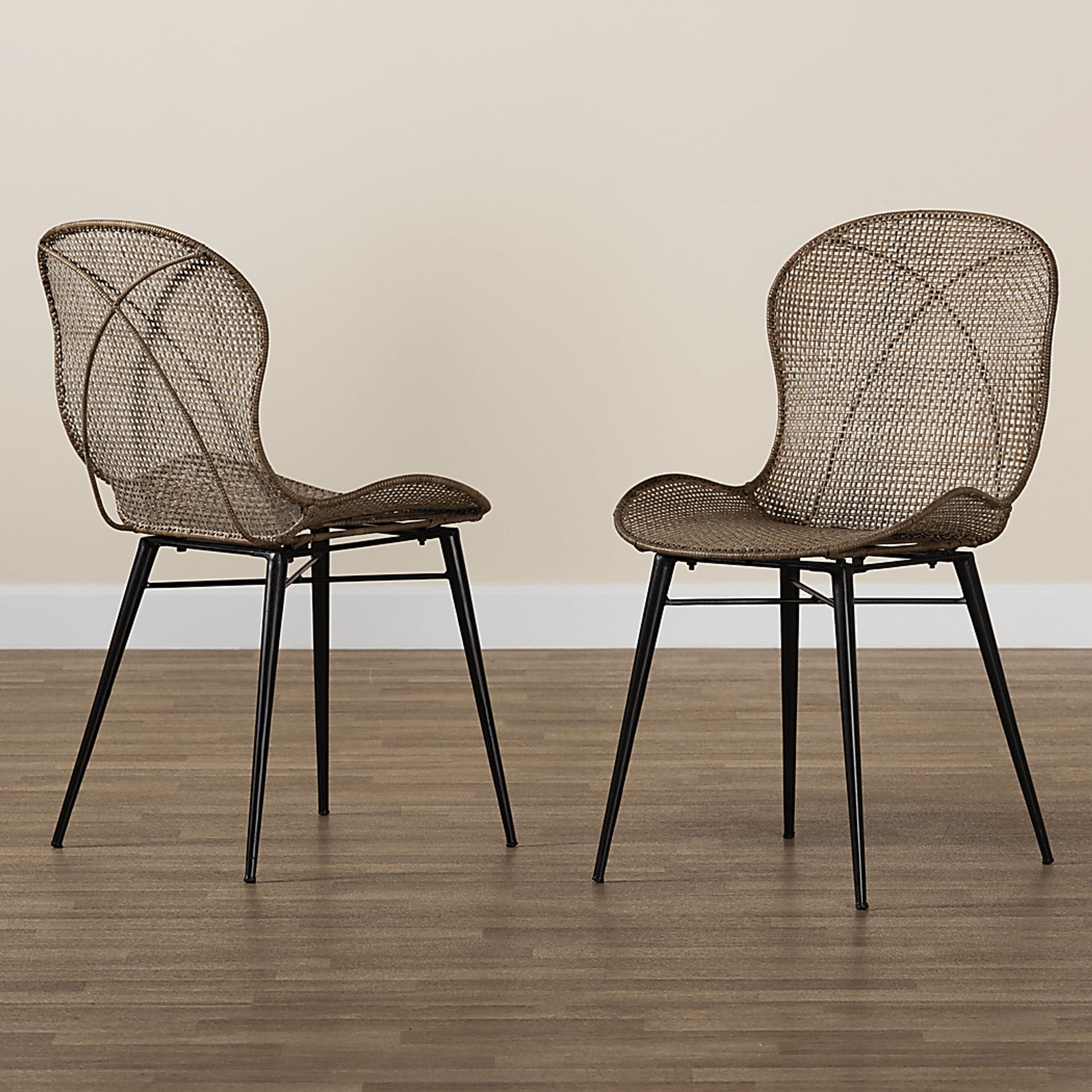Jouvette Brown Side Chair, Set of 2 - Image 3