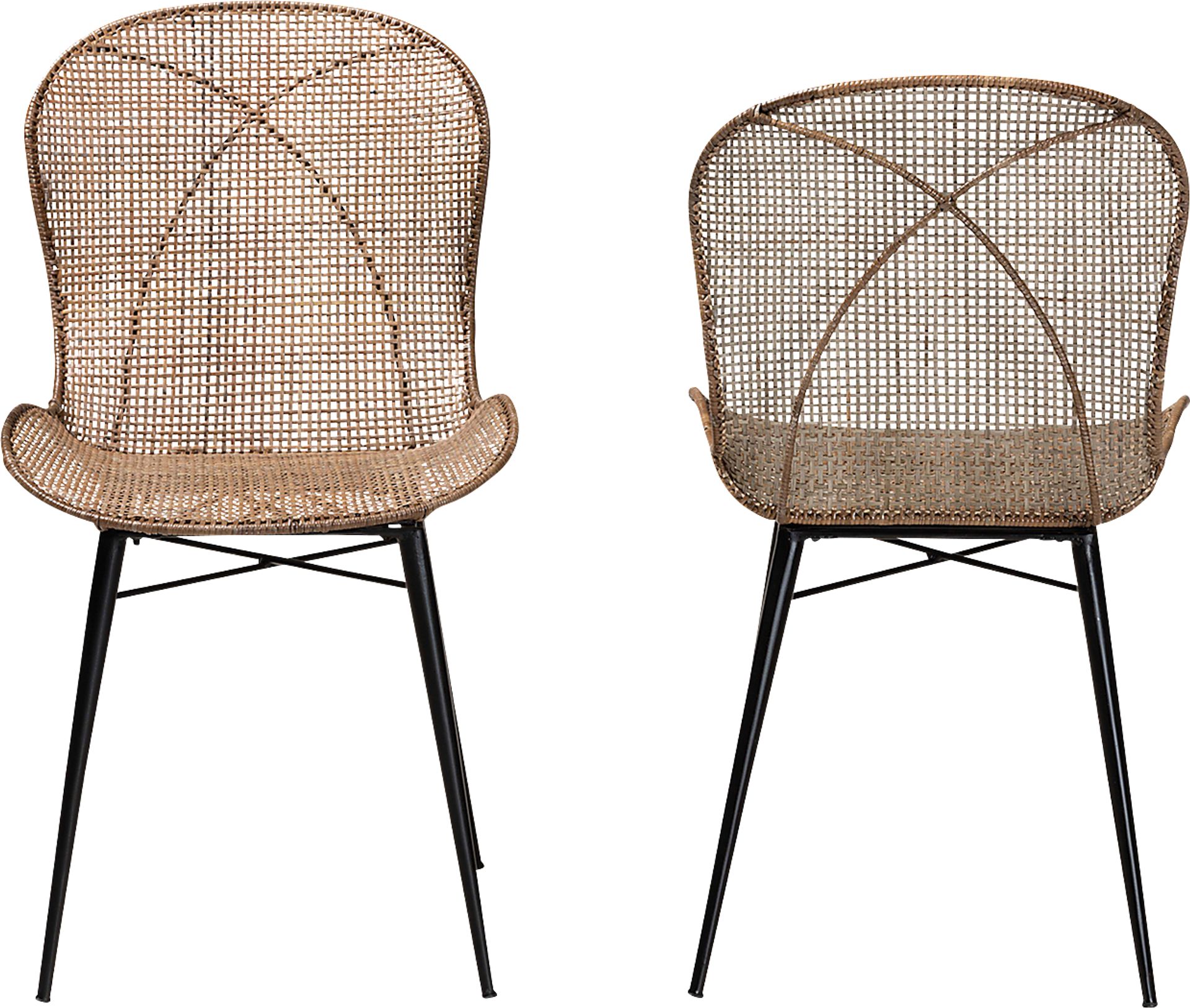 Jouvette Brown Side Chair, Set of 2 - Image 4
