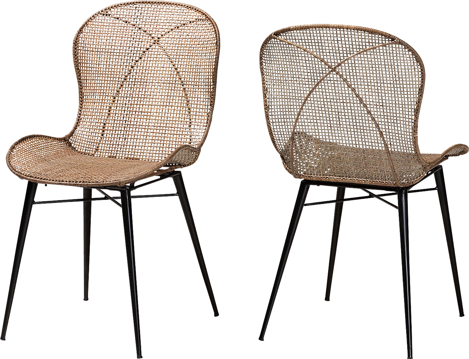 Jouvette Brown Side Chair, Set of 2 - Image 1