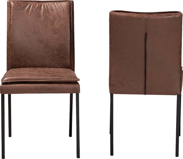 Joval Brown Side Chair, Set of 2 - Thumbnail - Image 2