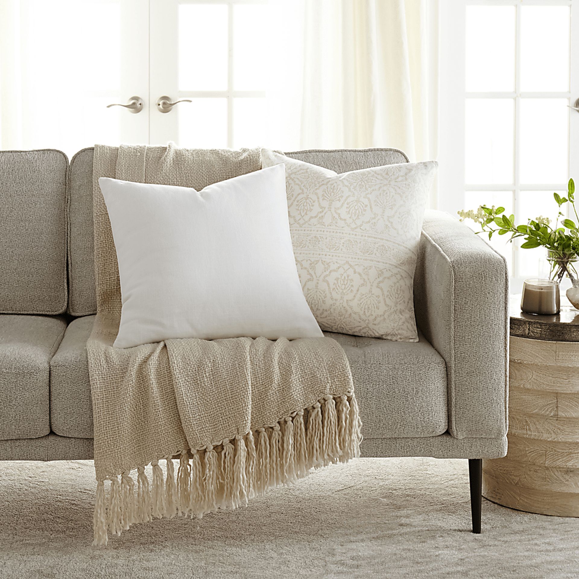 Joyce Anne Natural Accent Pillow Set of 2 - Image 2