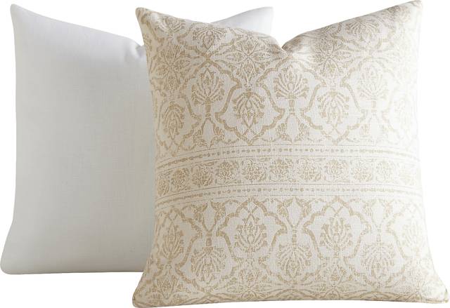 Joyce Anne Natural Accent Pillow Set of 2 - Thumbnail - Image 1
