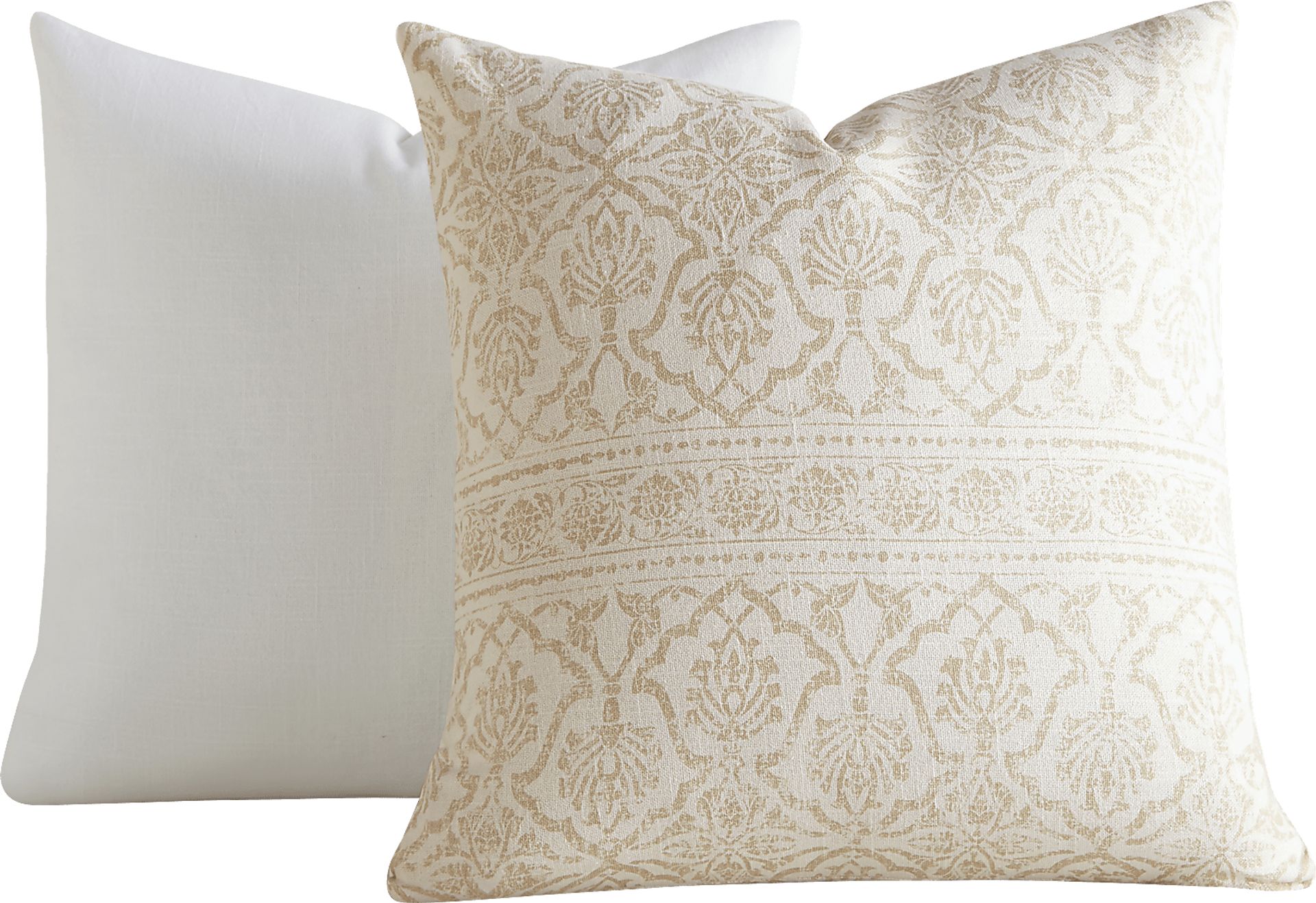 Joyce Anne Natural Accent Pillow Set of 2 - Image 1