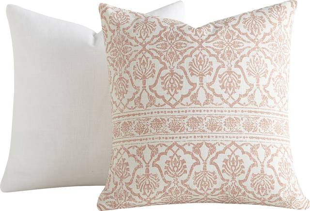 Joyce Anne Pink Accent Pillow Set of 2 - Thumbnail - Image 1