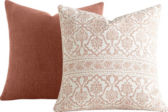 Joyce Anne Terracotta Accent Pillow Set of 2