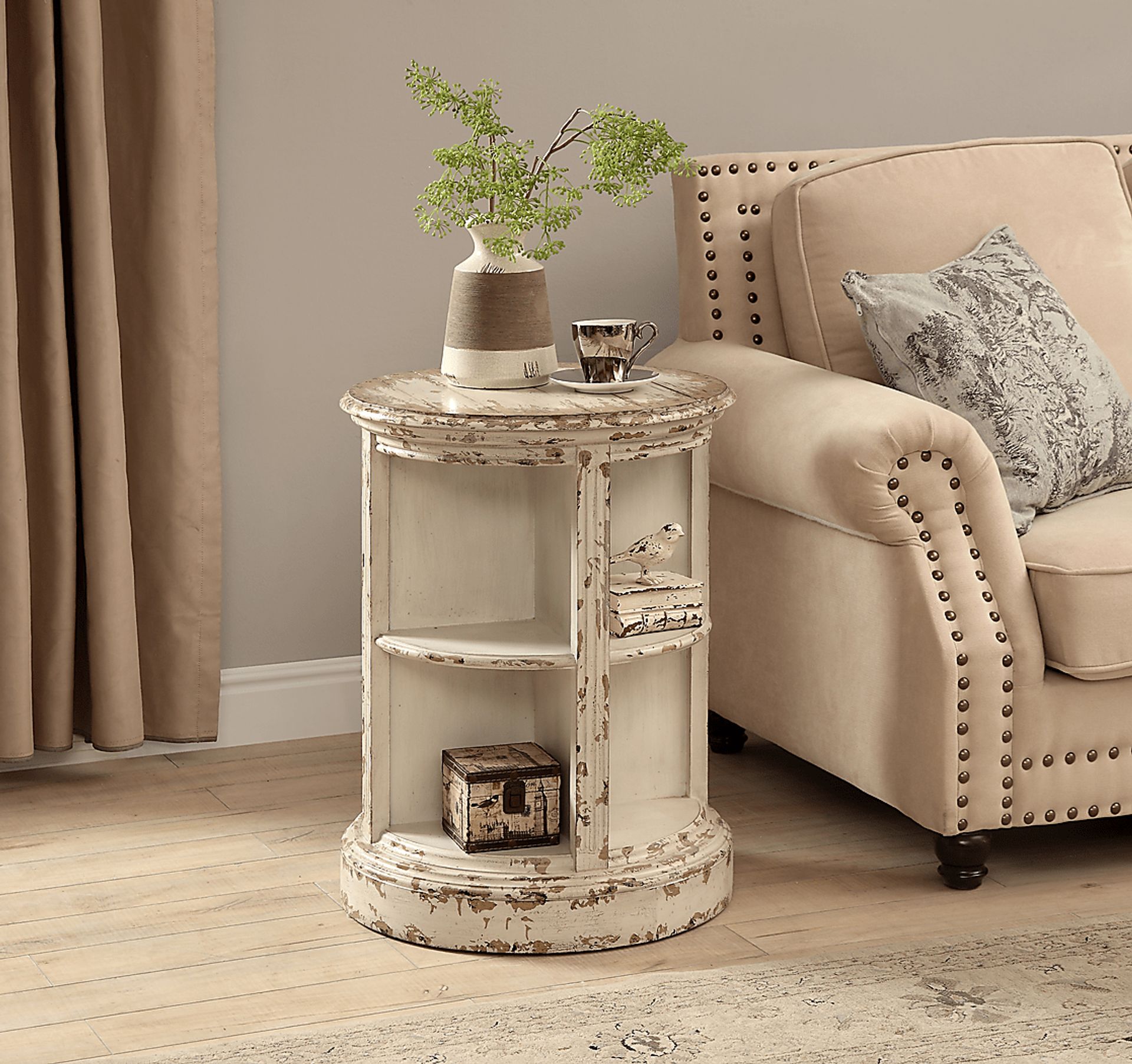 Joycedale Cream Accent Table - Image 4