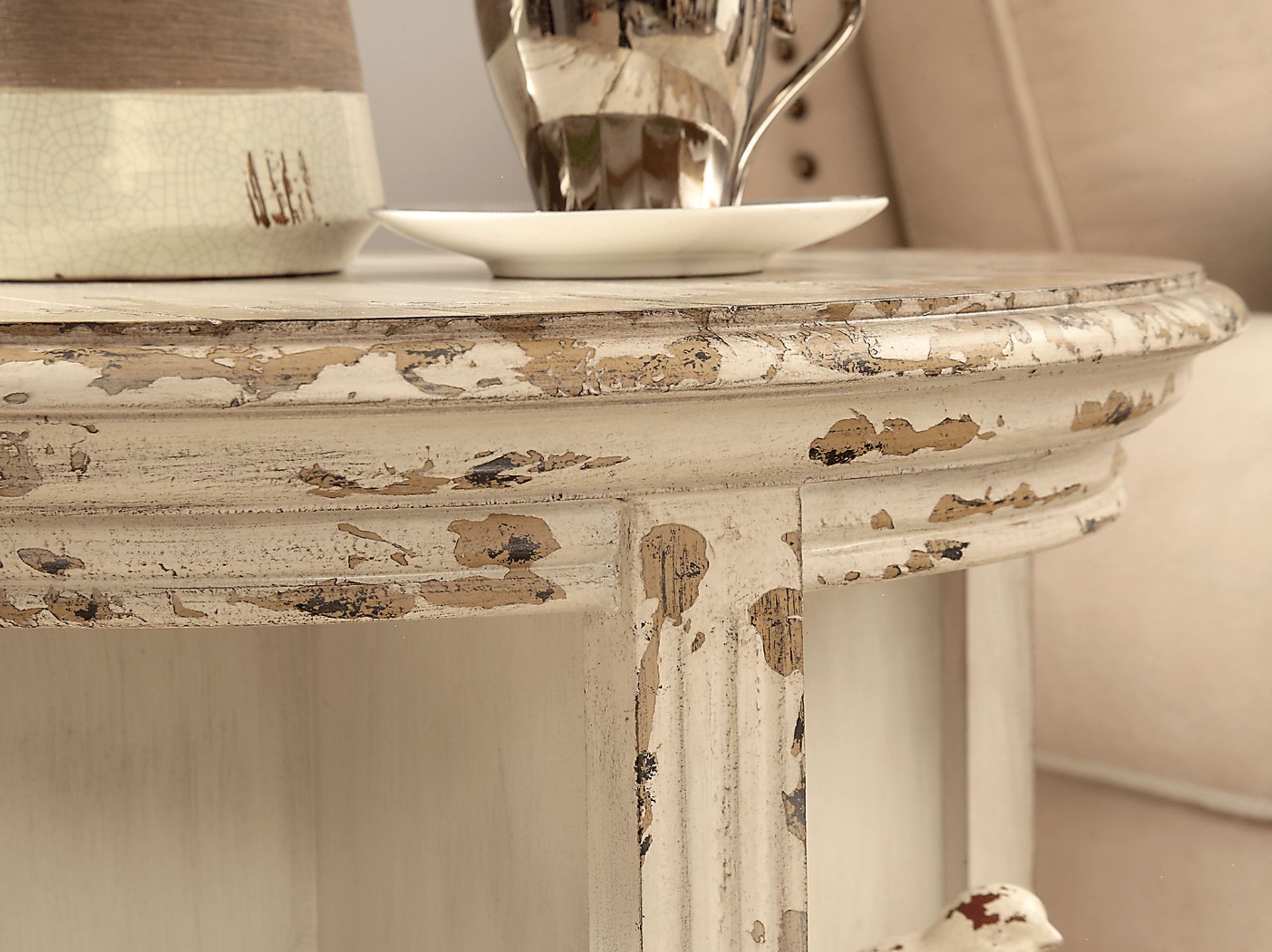Joycedale Cream Accent Table - Image 9