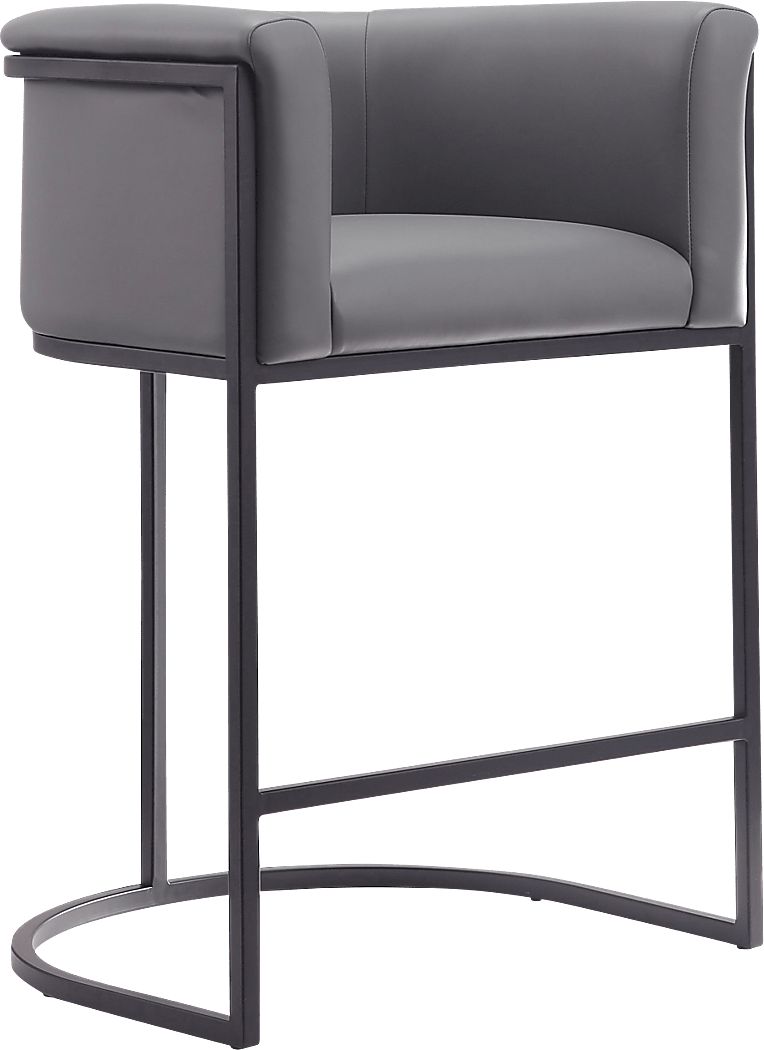 Joycestone Gray Counter Height Stool