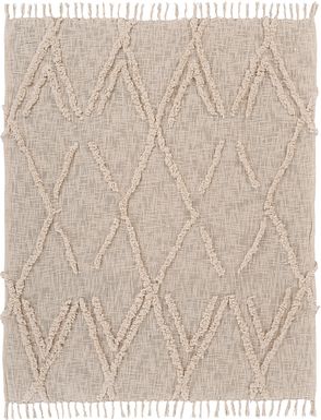 Joyist Beige Throw Blanket