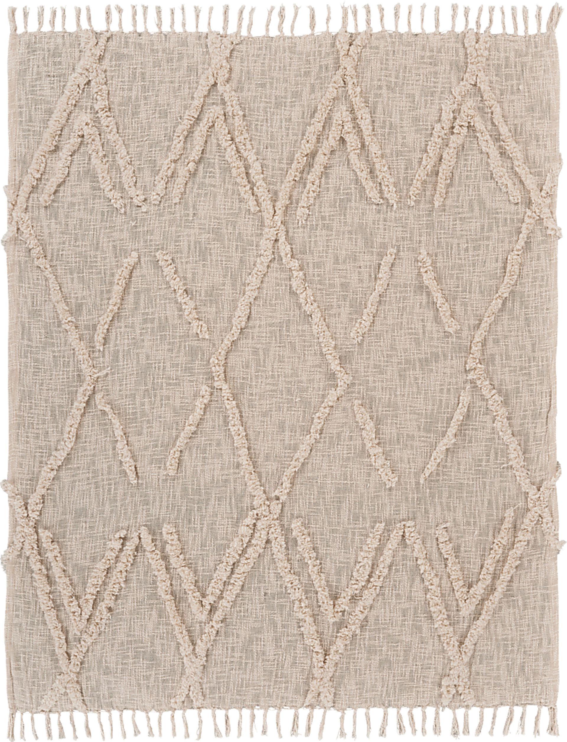 Joyist Beige Throw Blanket - Image 1