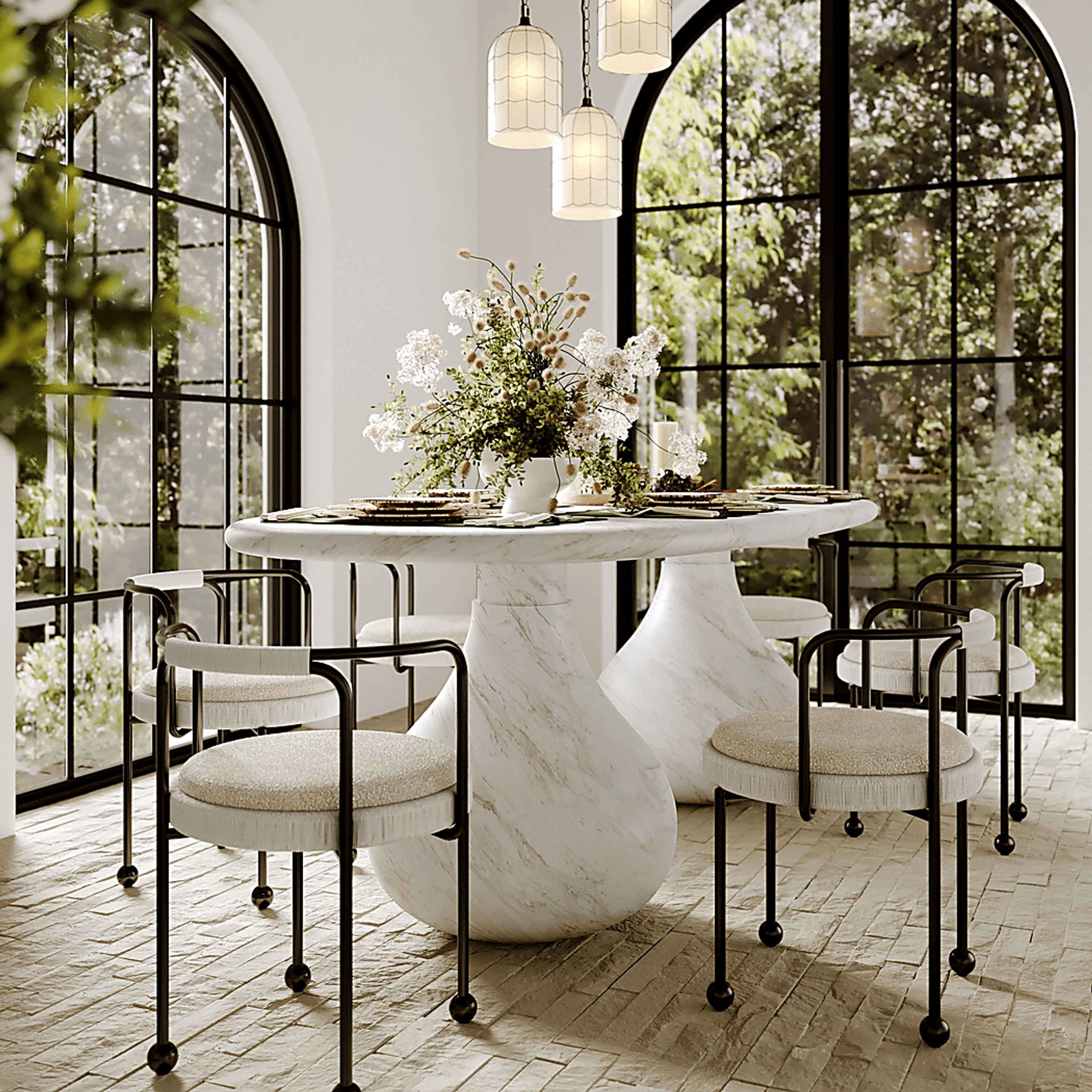 Joyshine White Dining Table - Image 2