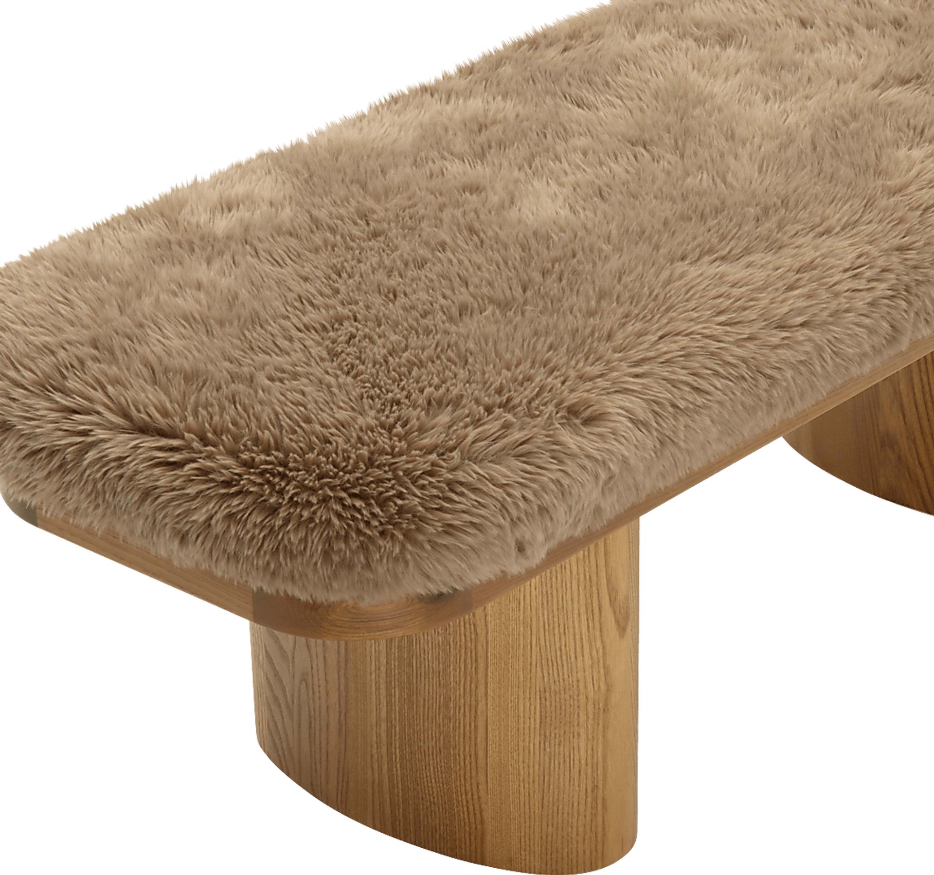 Joystonea I Taupe Accent Bench - Image 3