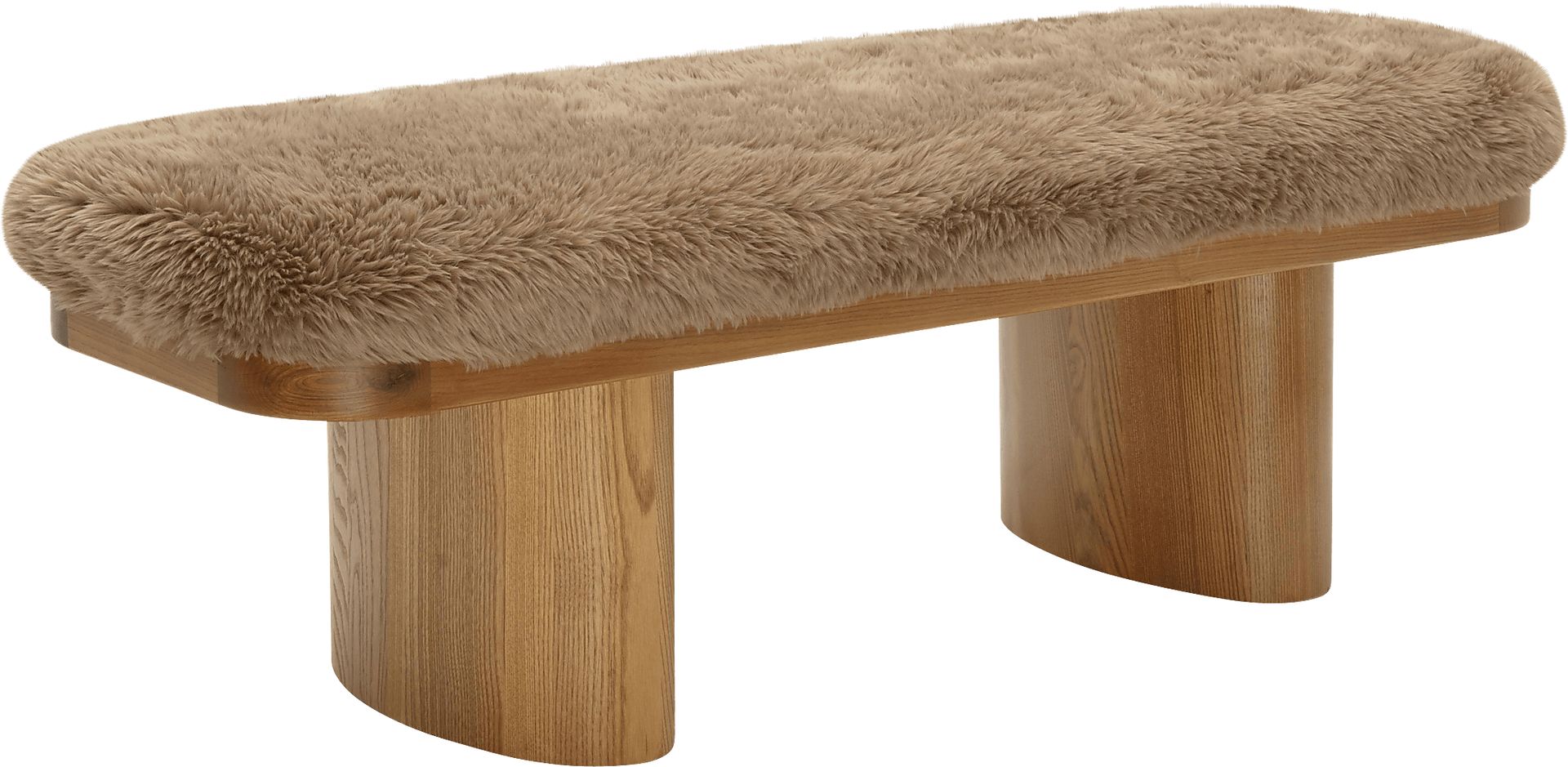 Joystonea I Taupe Accent Bench - Image 1