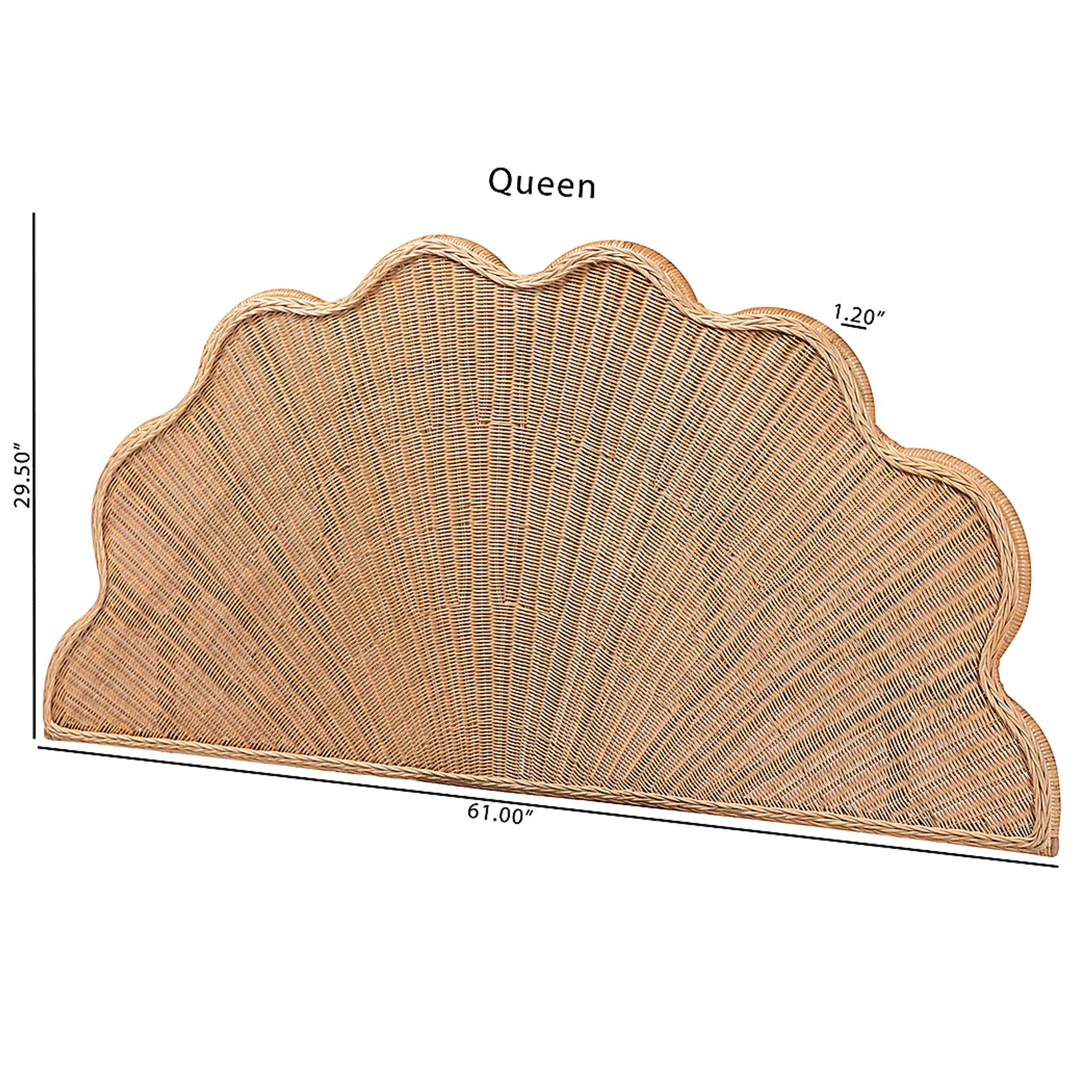 Joystones Brown Queen Headboard - Image 3