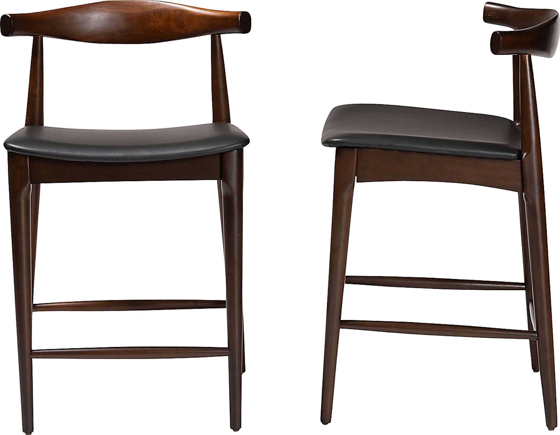 Joywood Black Counter Height Stool, Set of 2 - Image 4