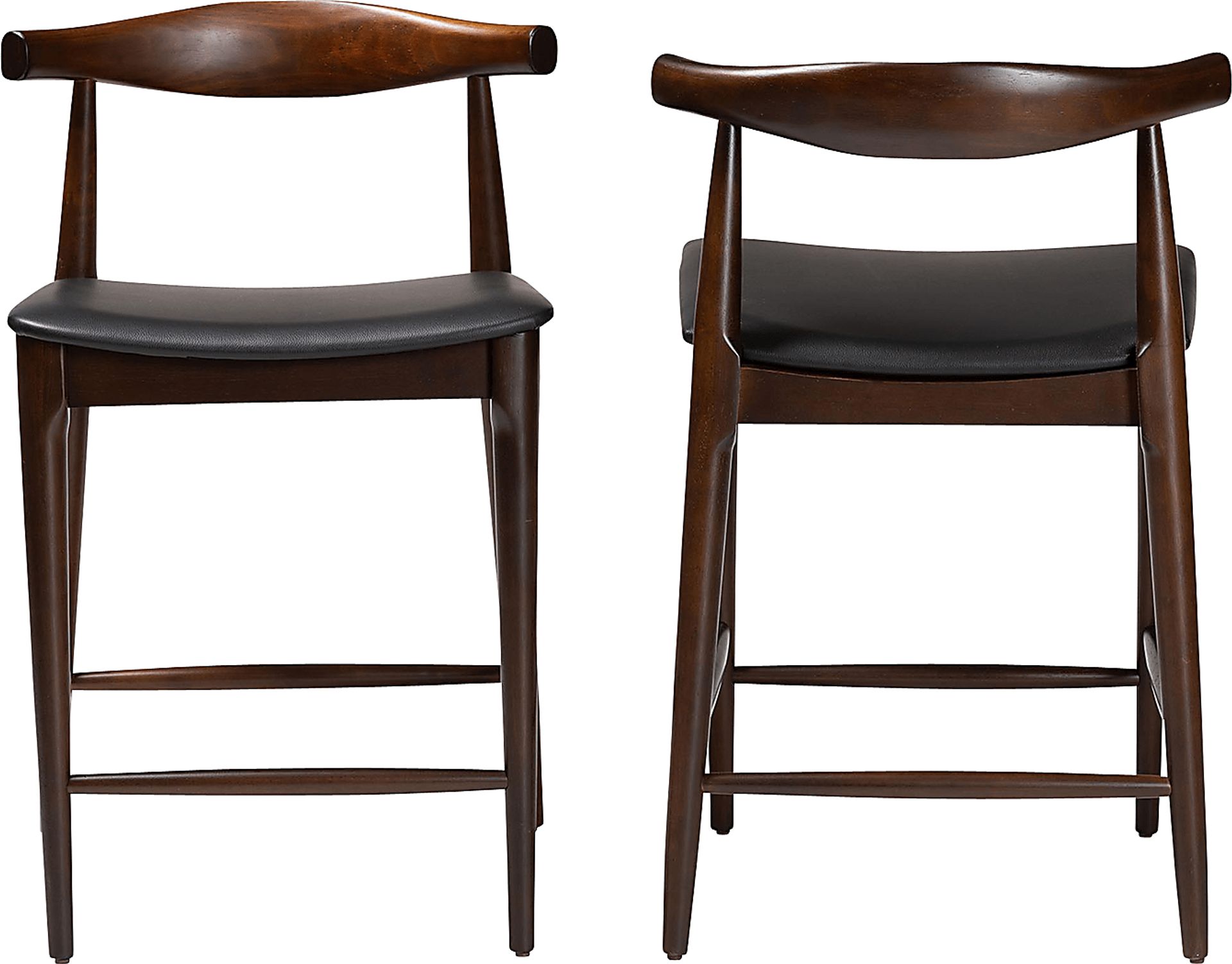 Joywood Black Counter Height Stool, Set of 2 - Image 5