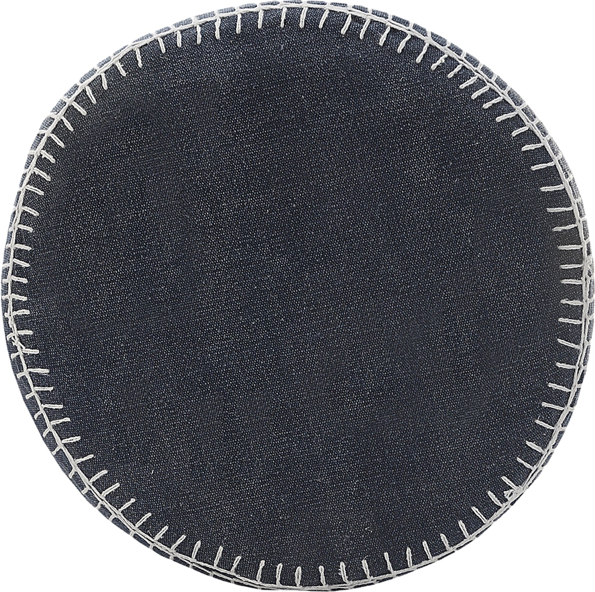 Jozette Navy Pouf - Image 4
