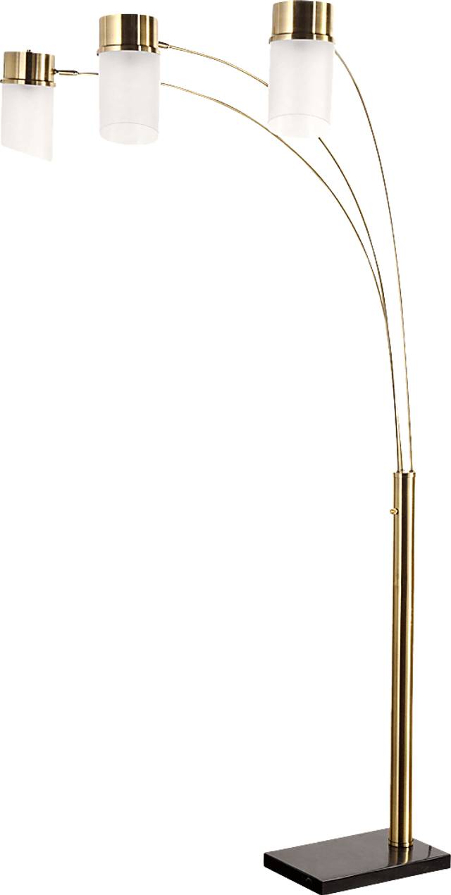 Juaneta Estates Gold Floor Lamp - Thumbnail - Image 1