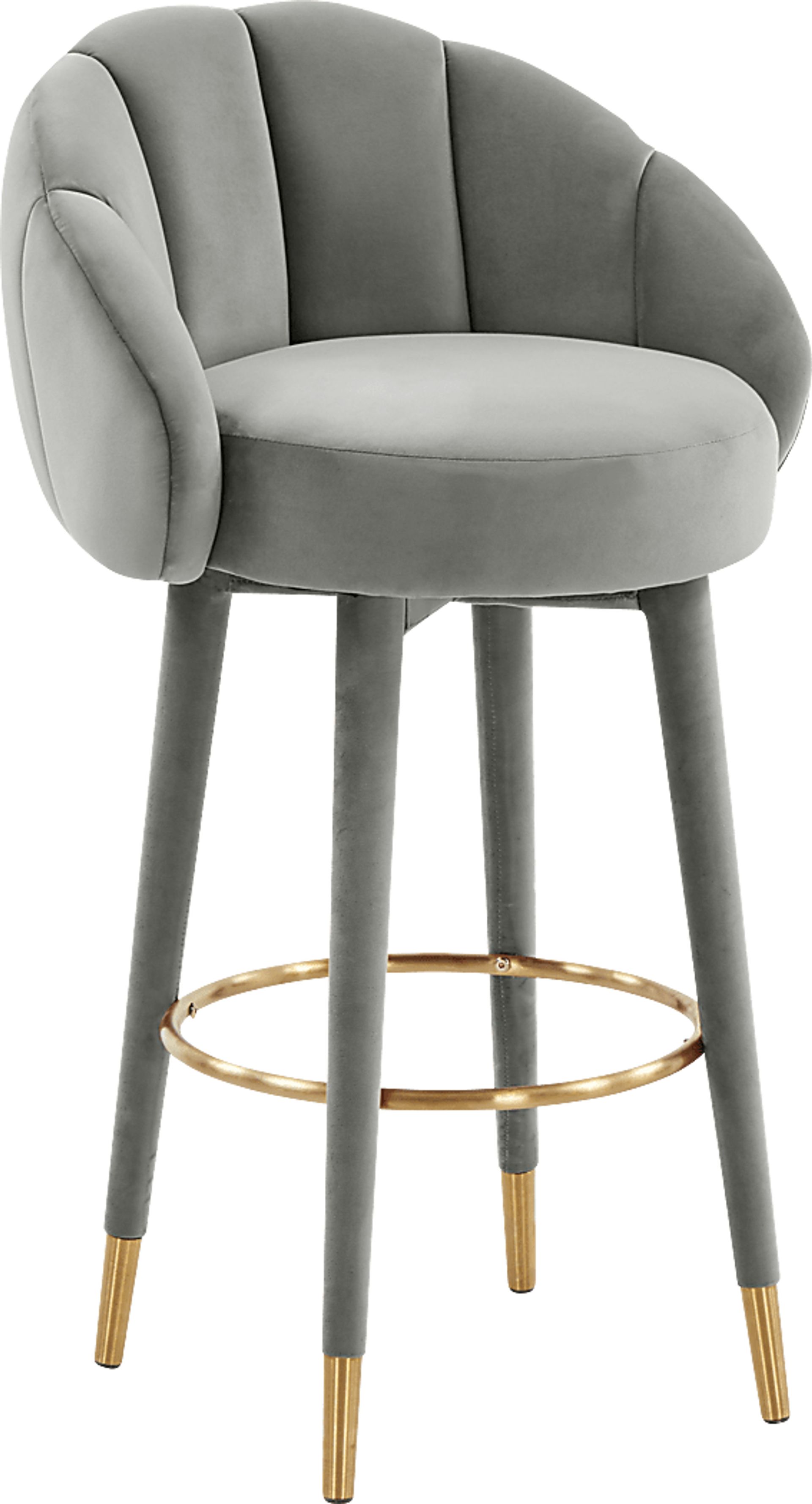 Juleane Light Gray Barstool - Image 1
