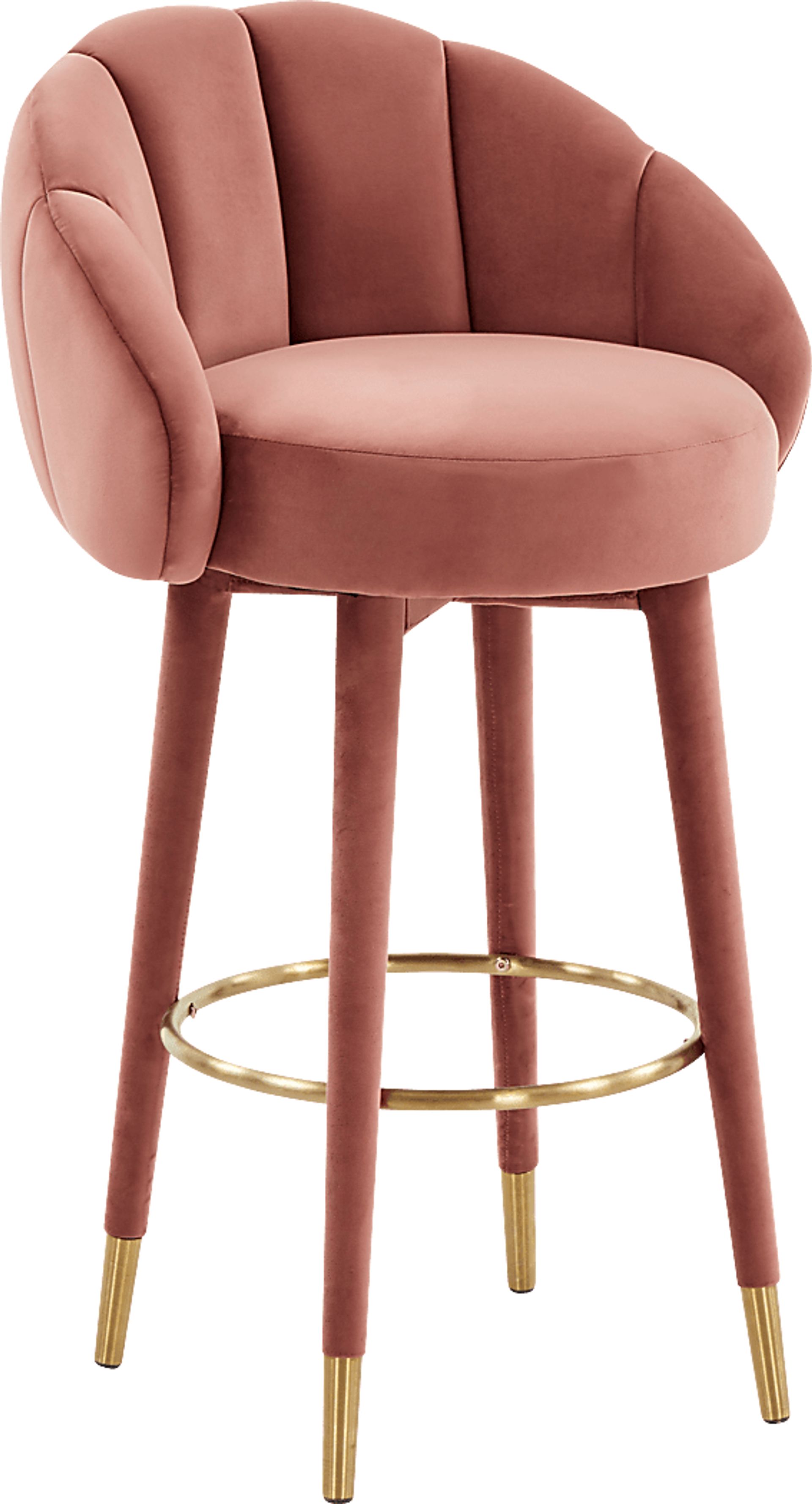 Juleane Salmon Barstool - Image 1