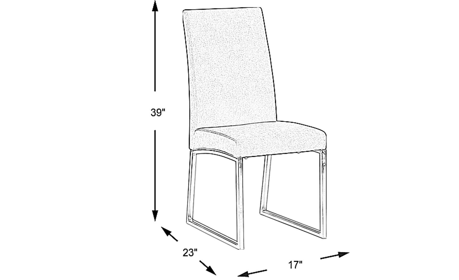 Dimension Image. Please refer to the Dimension Tab on this page for dimension details.