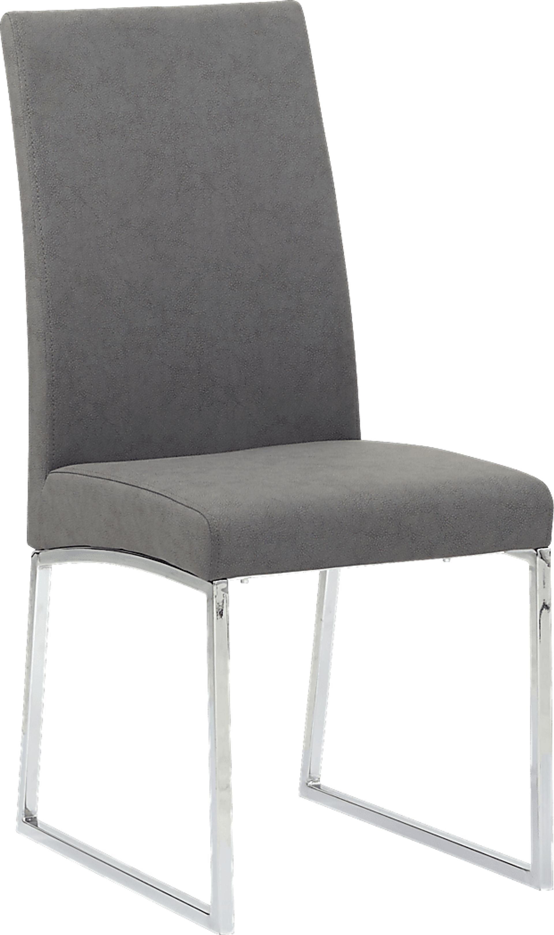 Jules Gray 5 Pc Dining Set with Charcoal Chairs - Image 4