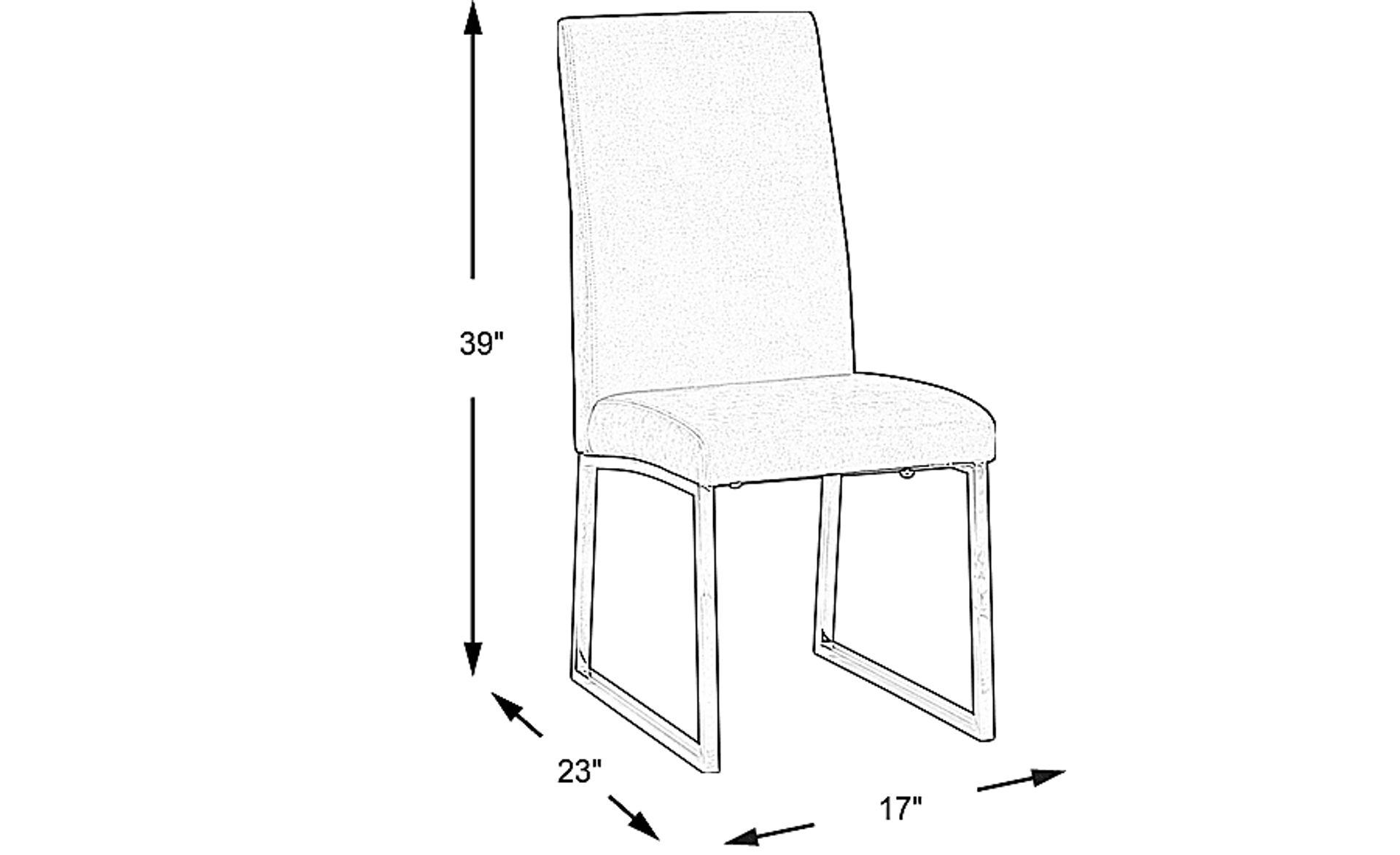 Dimension Image. Please refer to the Dimension Tab on this page for dimension details.