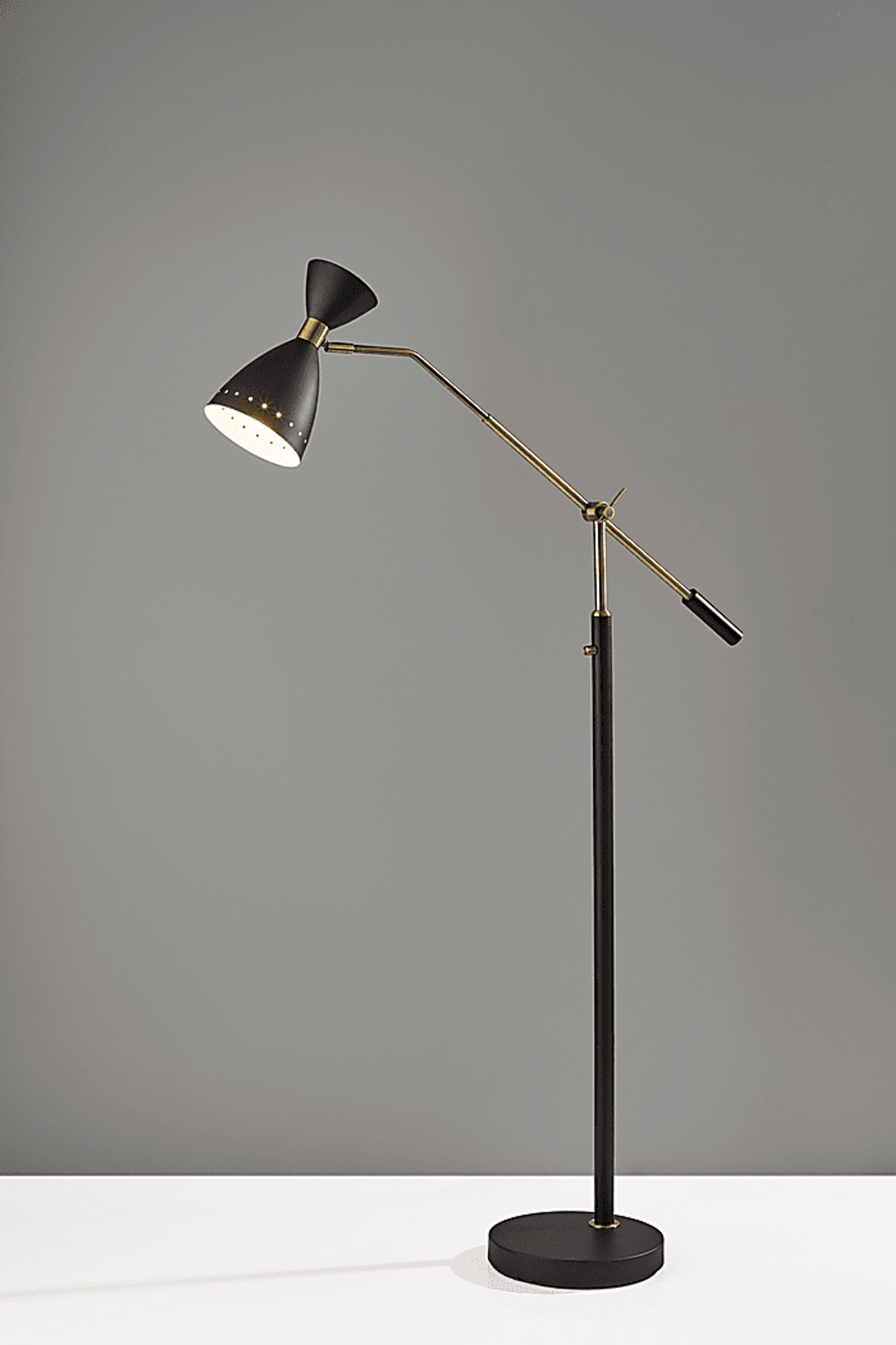 Jules Drive Black Floor Lamp - Image 2