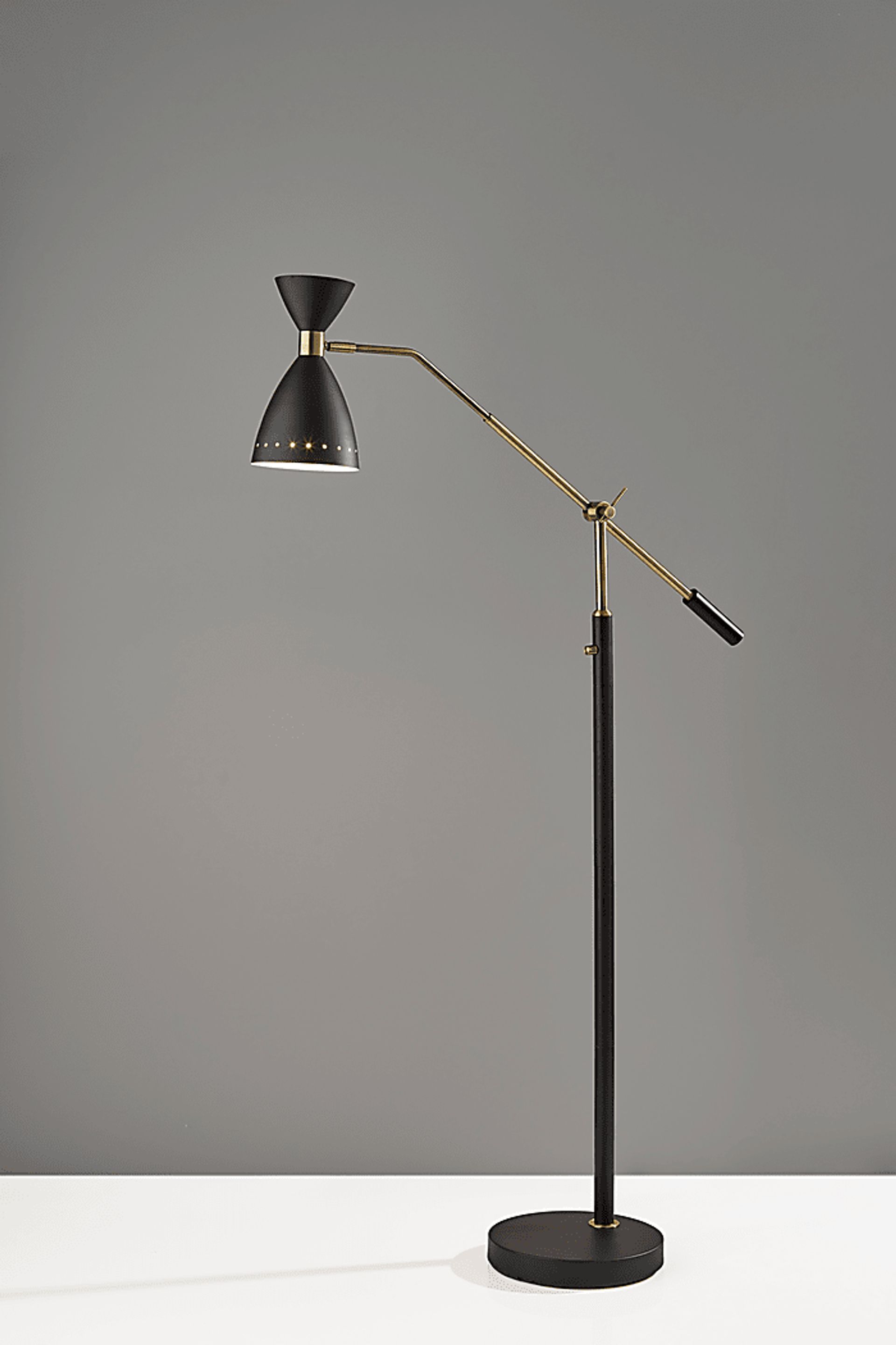 Jules Drive Black Floor Lamp - Image 3