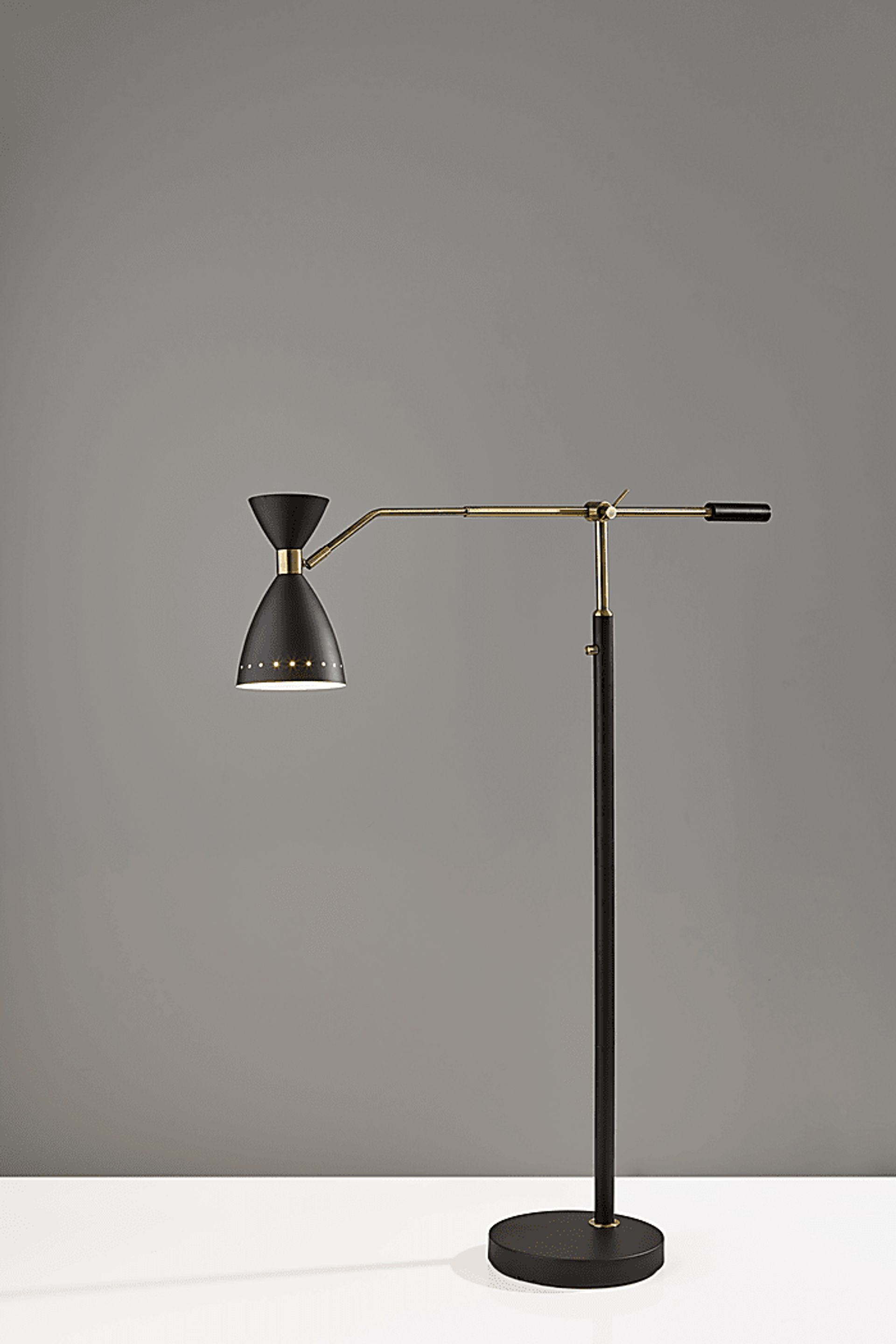 Jules Drive Black Floor Lamp - Image 4