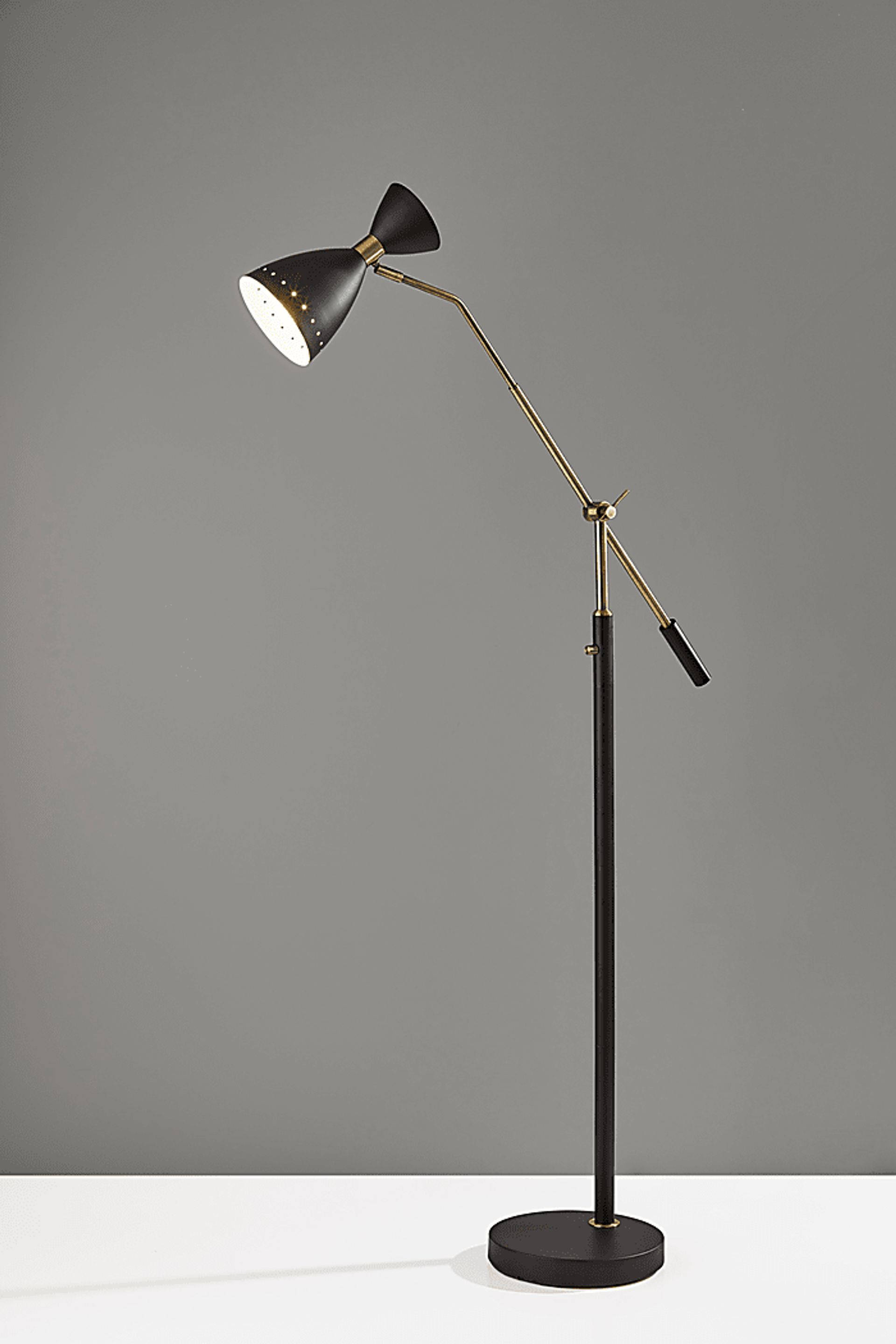 Jules Drive Black Floor Lamp - Image 5