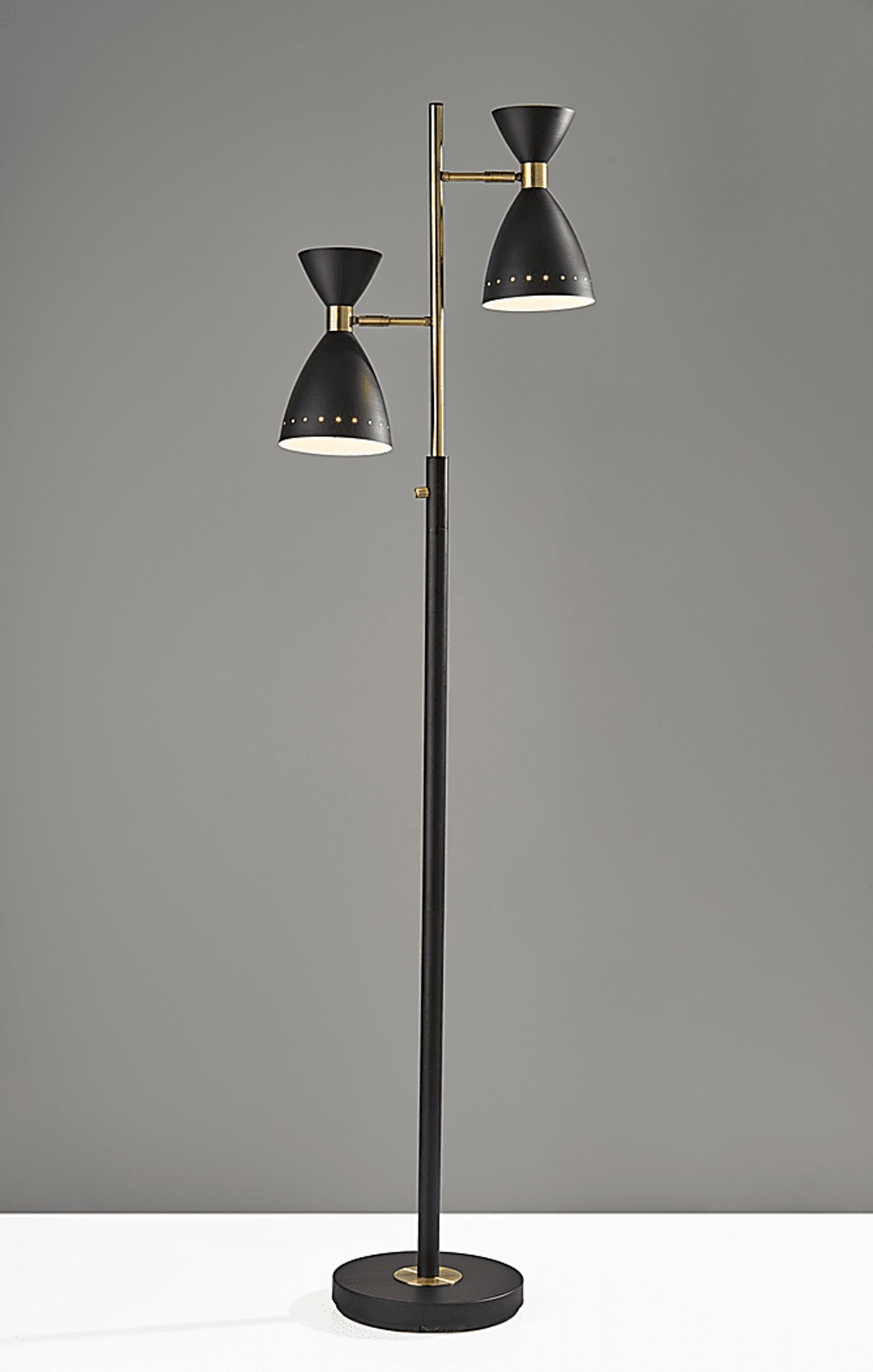 Jules Drive Black Torchiere - Image 2