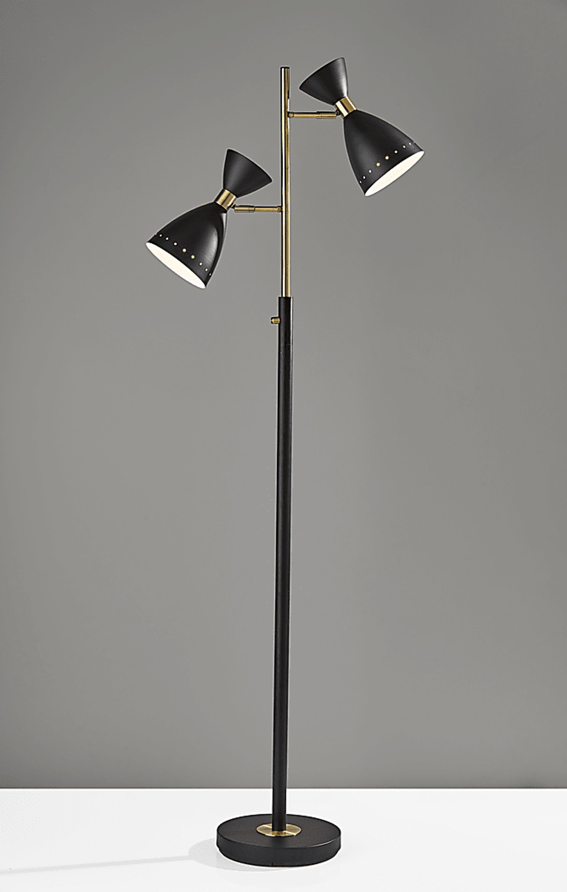 Jules Drive Black Torchiere - Image 3