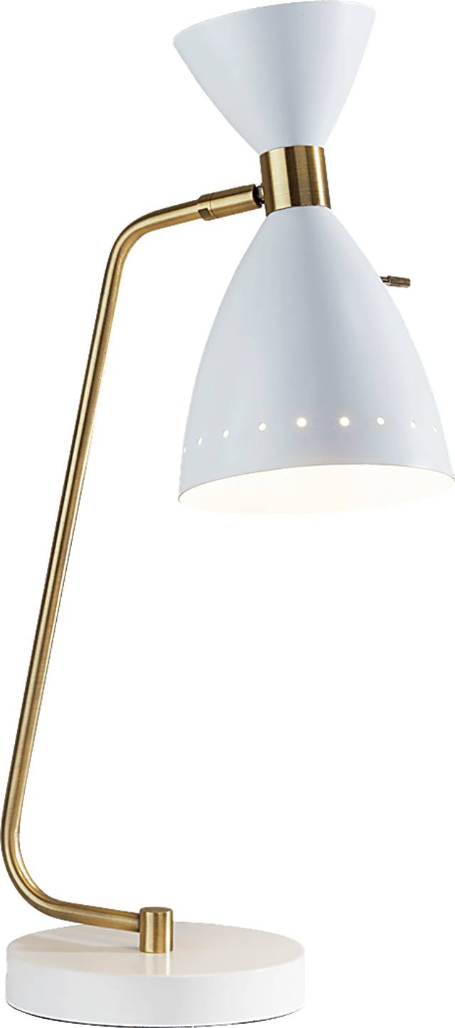 Jules Drive White Lamp - Thumbnail - Image 1