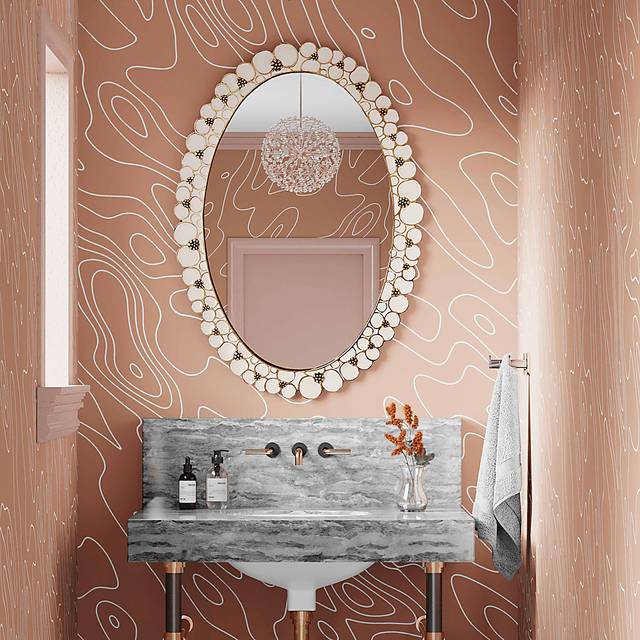 Jules Flor Cream Mirror - Thumbnail - Image 4