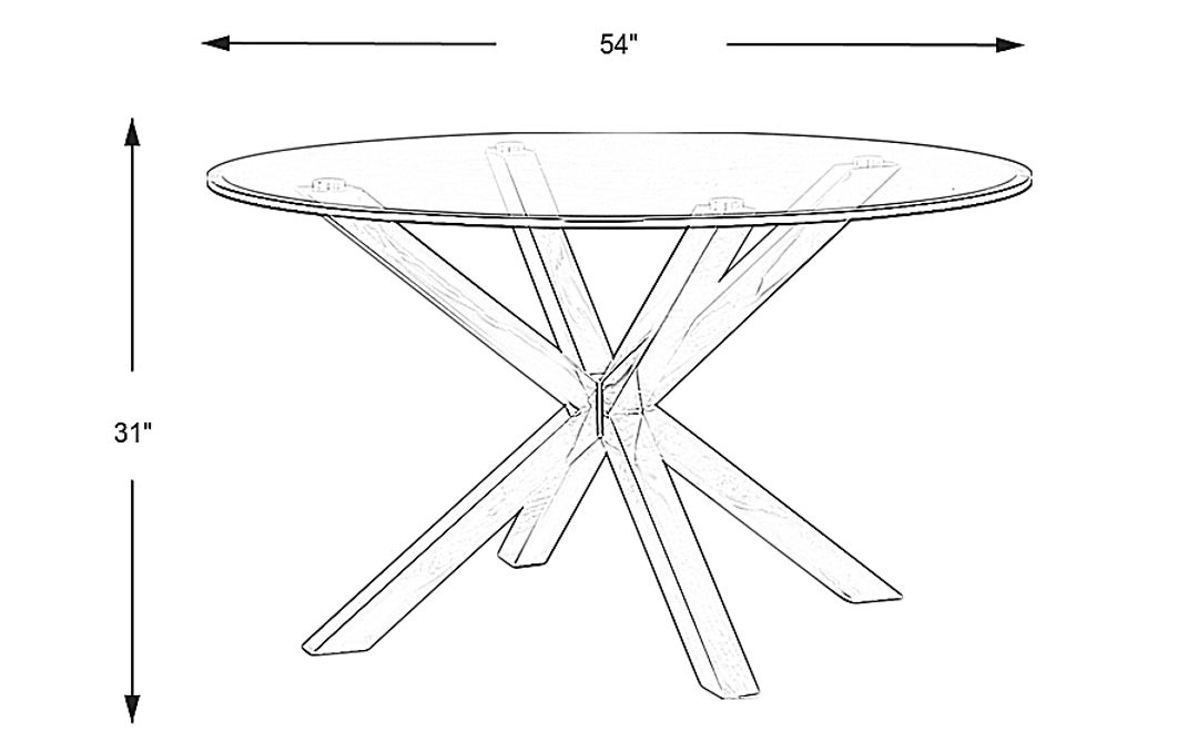 Jules Gray Dining Table
