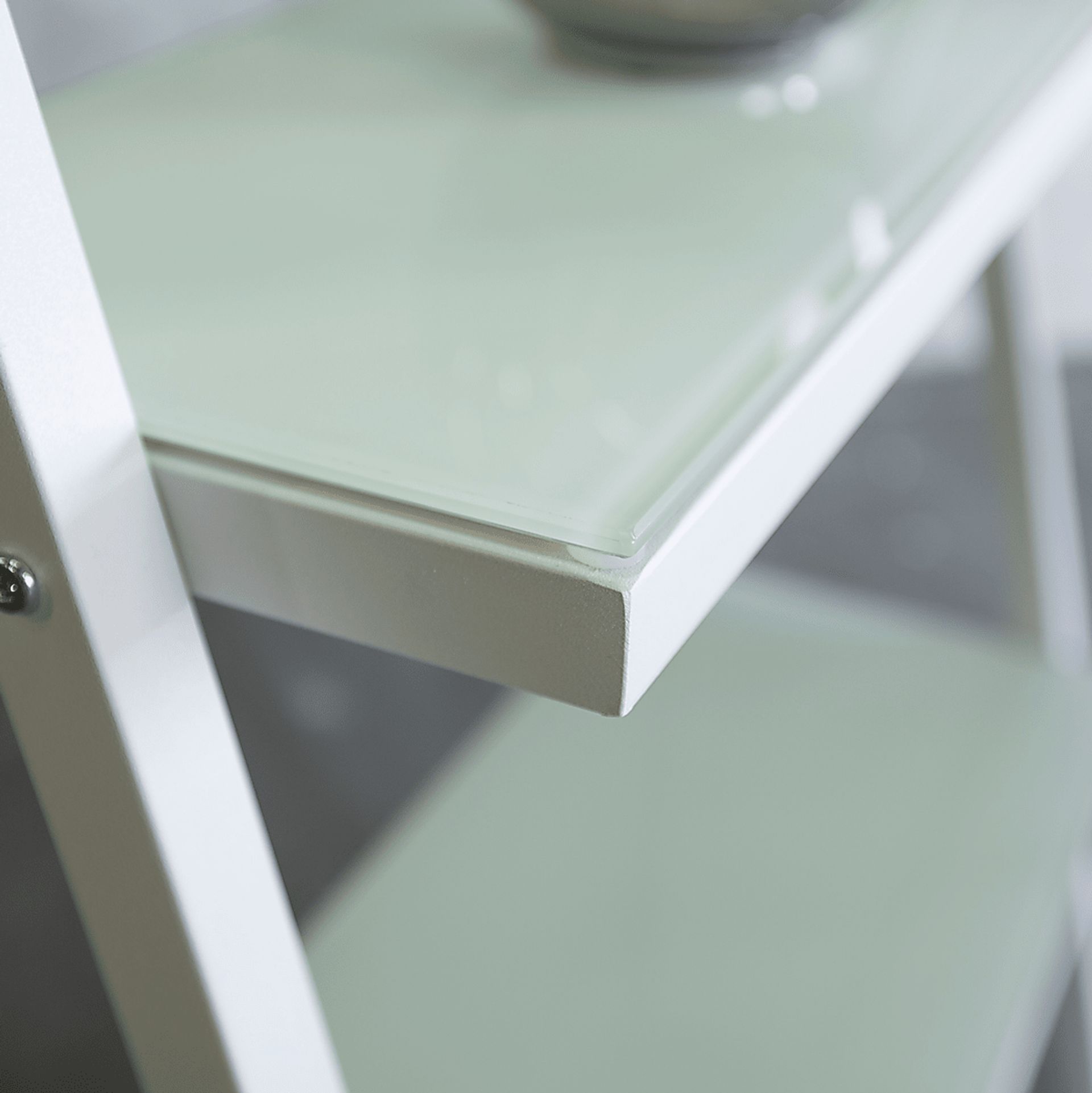 Jules Place White Bookcase Desk - Image 5