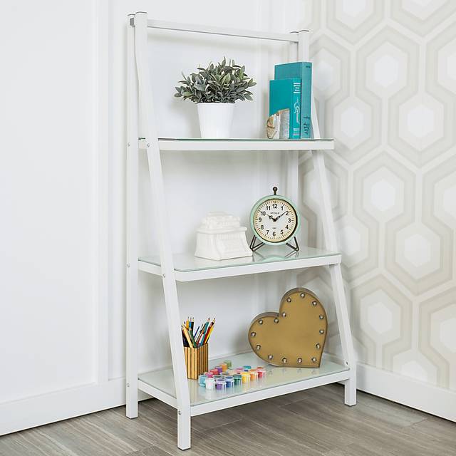 Jules Place White Bookcase Desk - Thumbnail - Image 6