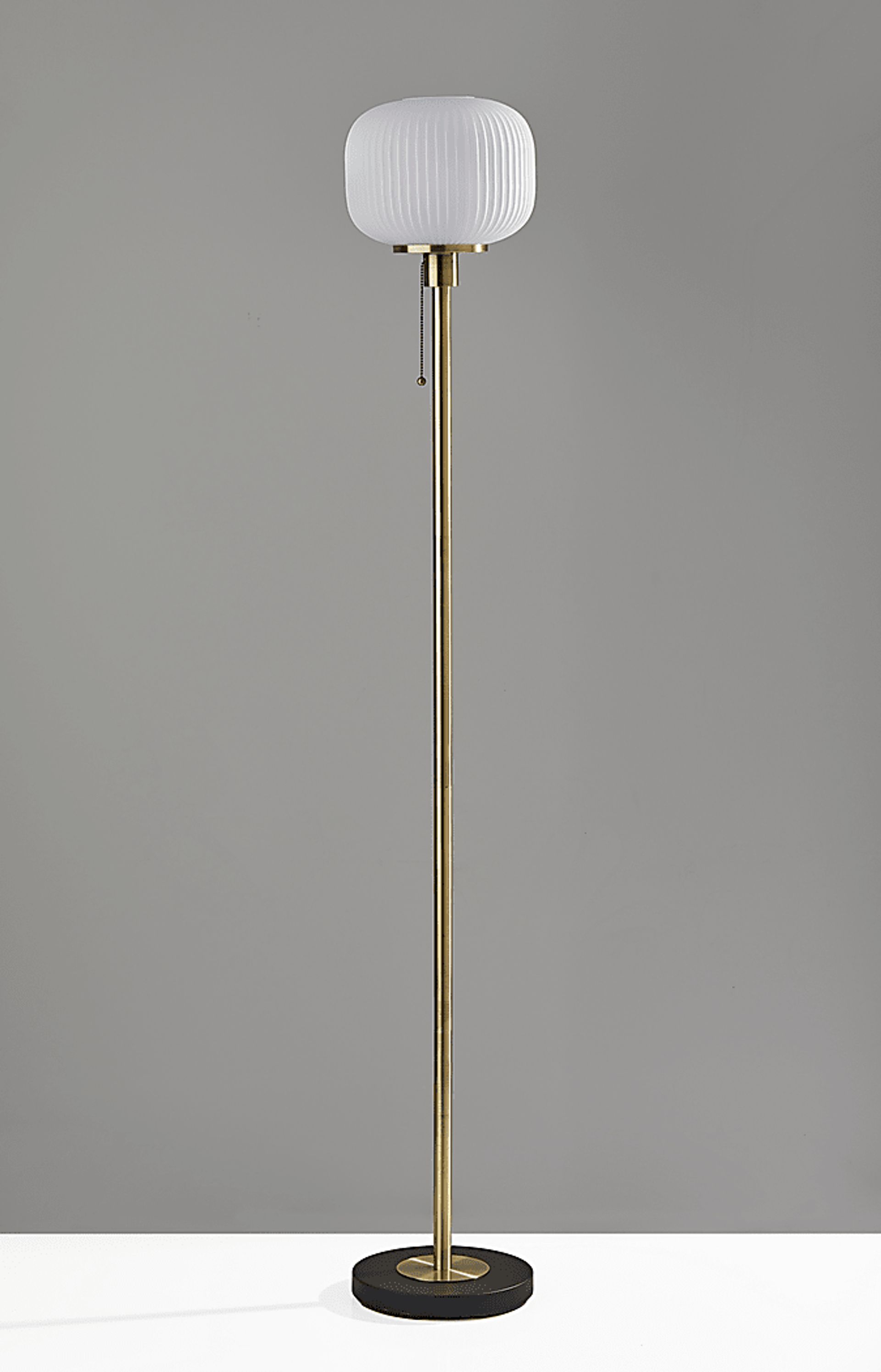 Julia Lane Brass Torchiere - Image 3