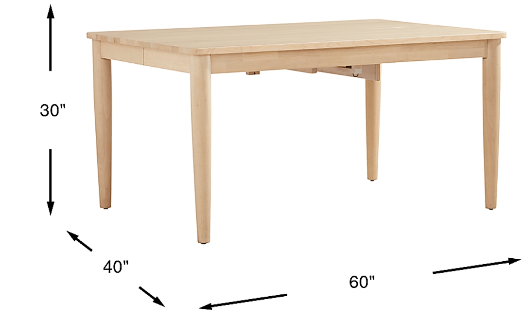 Julian Natural Dining Table