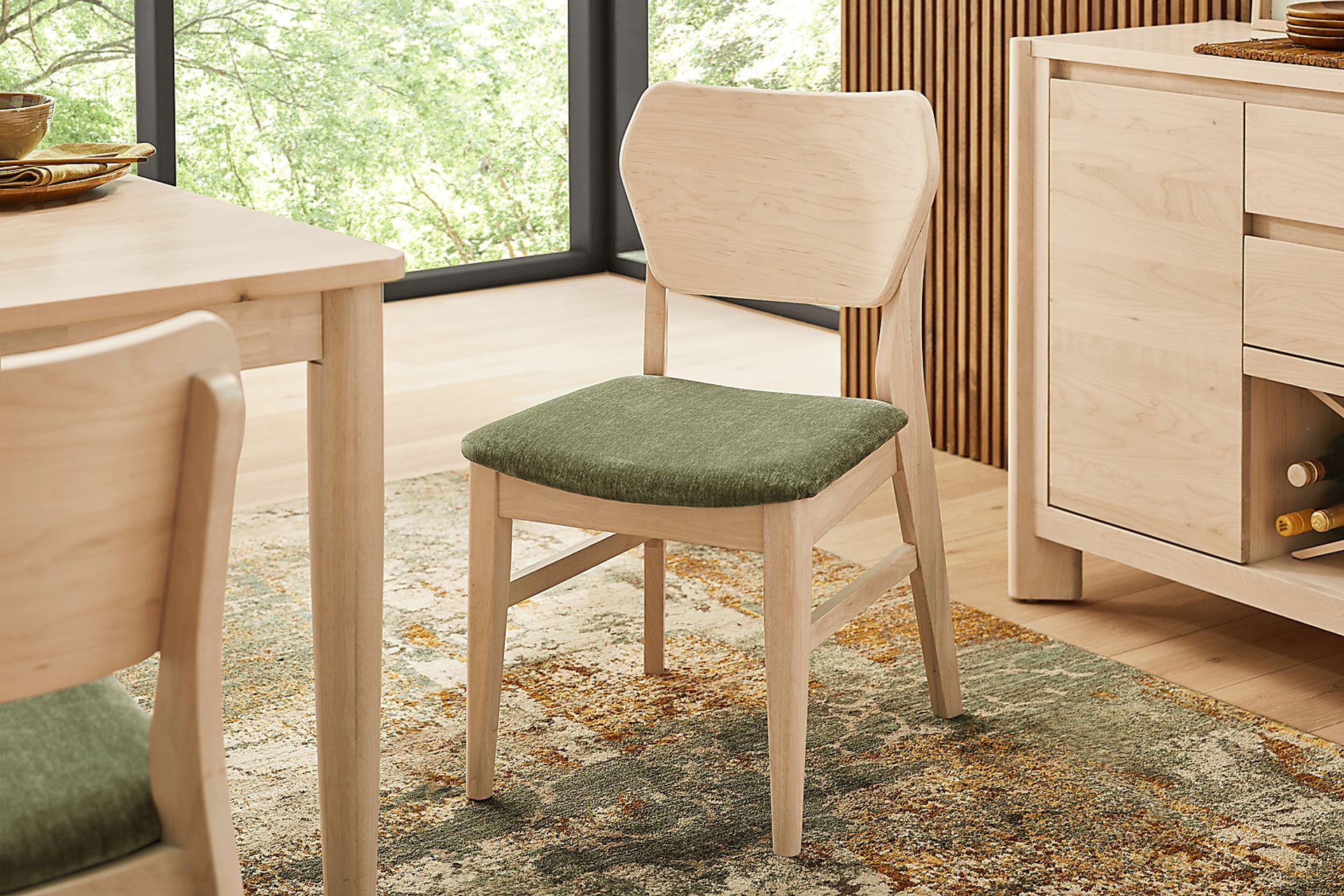 Julian Natural Panel Back Side Chair - Image 5