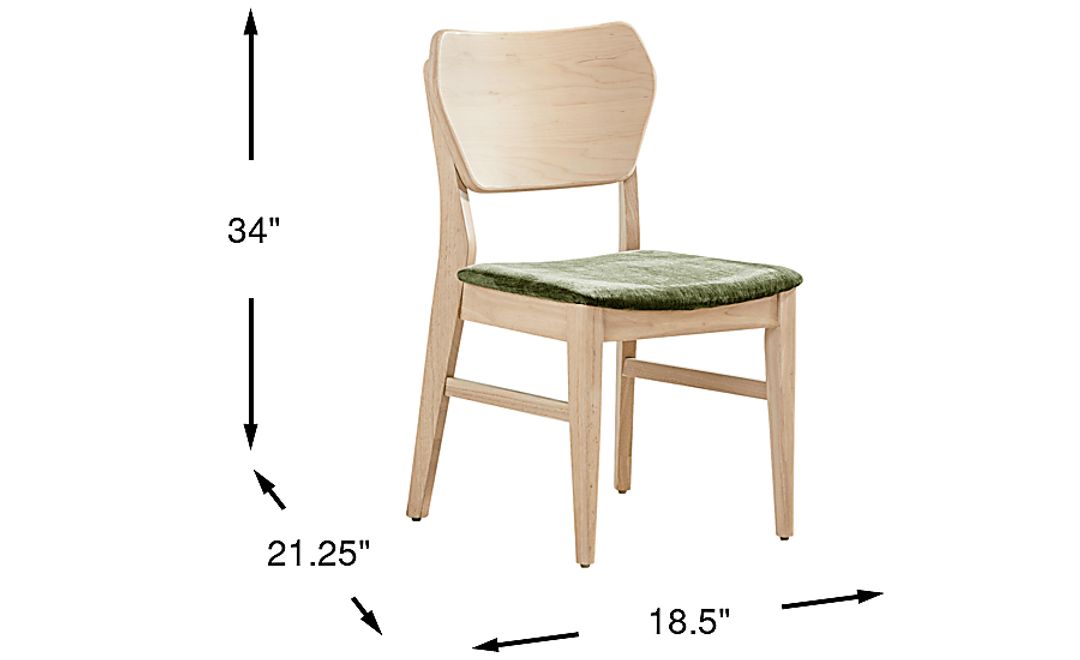 Julian Natural Panel Back Side Chair