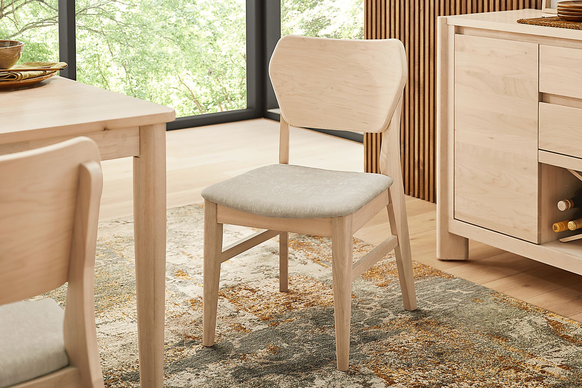 Julian Natural Panel Back Side Chair - Image 4