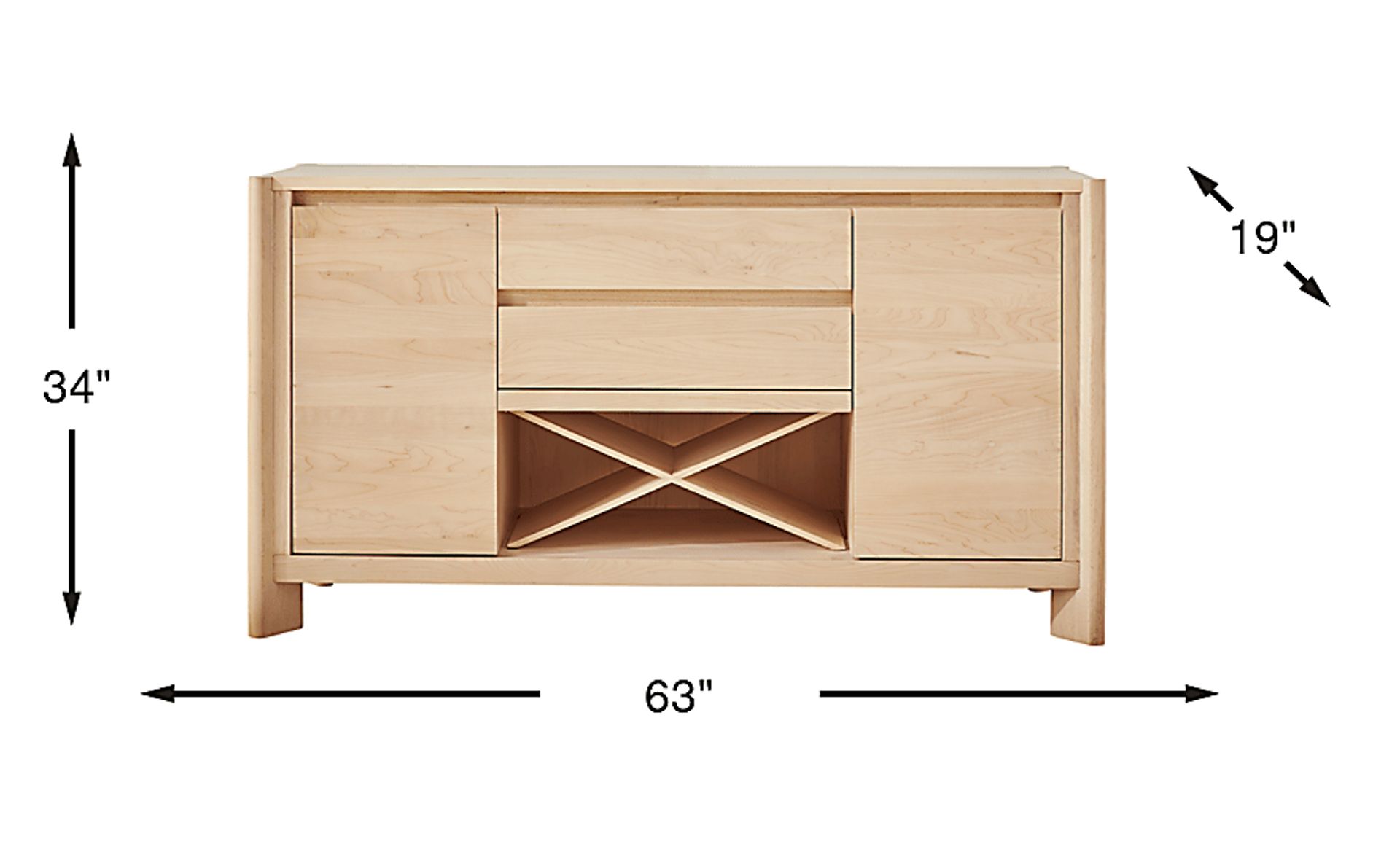 Dimension Image. Please refer to the Dimension Tab on this page for dimension details.