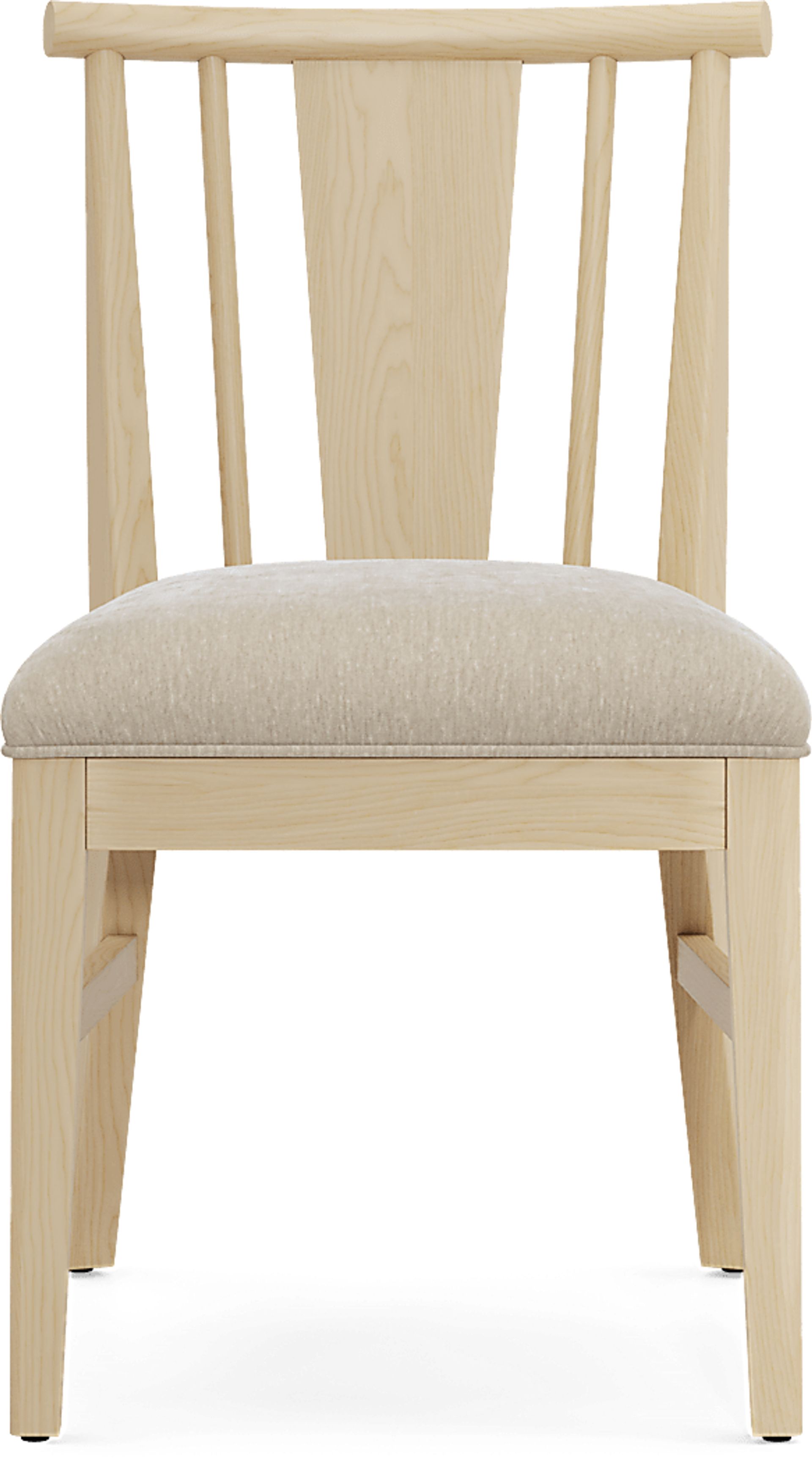 Julian Natural 5 Pc Square Dining Room with Spindle Back Chairs - Image 11
