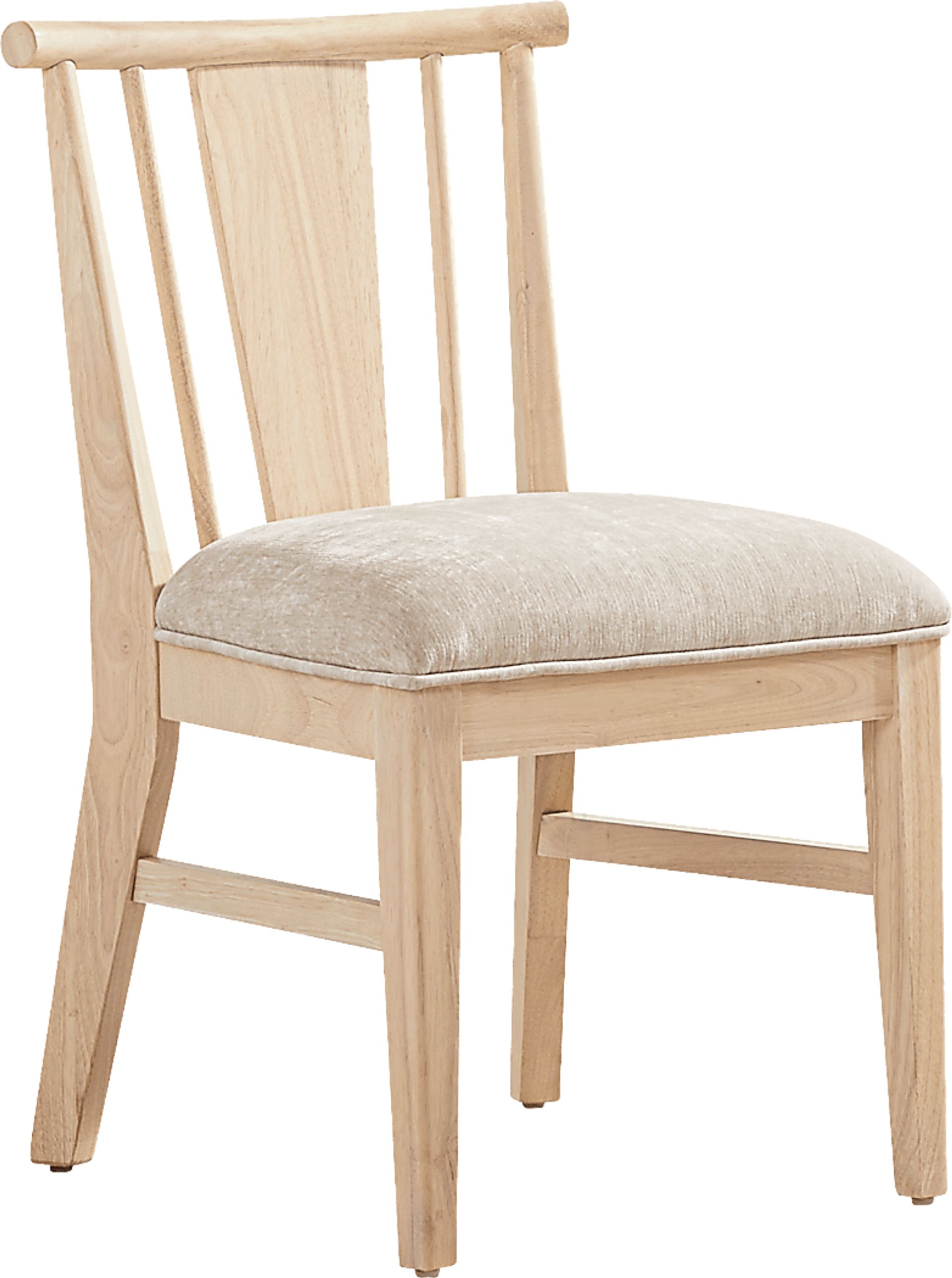 Julian Natural Spindle Back Side Chair - Image 1