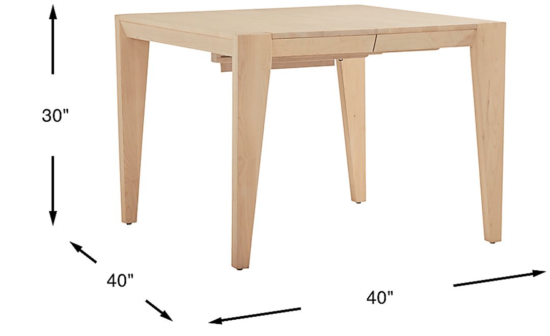 Julian Natural Square Dining Table