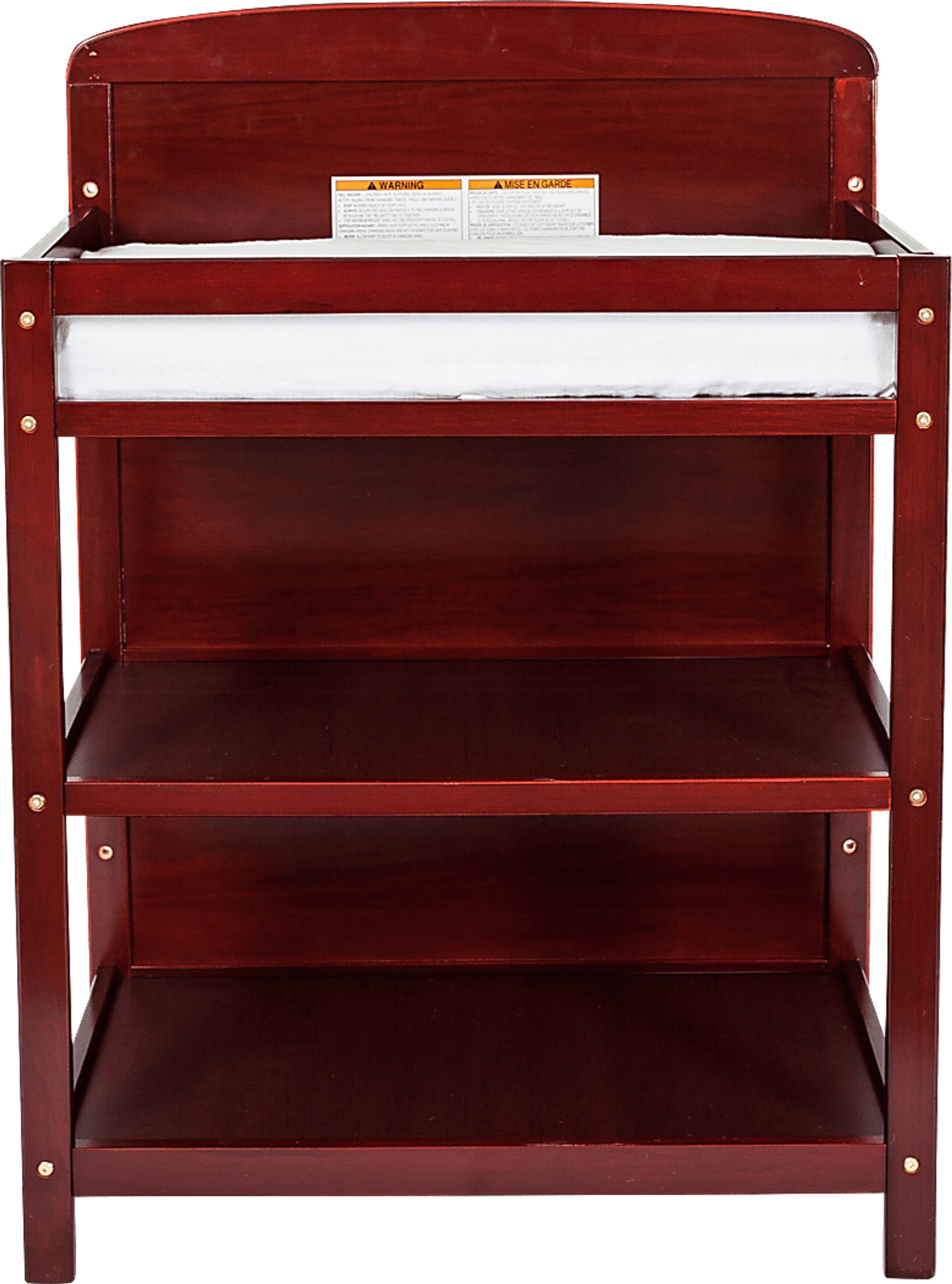 Kids Julian Park Brown Cherry Crib and Changer - Image 2