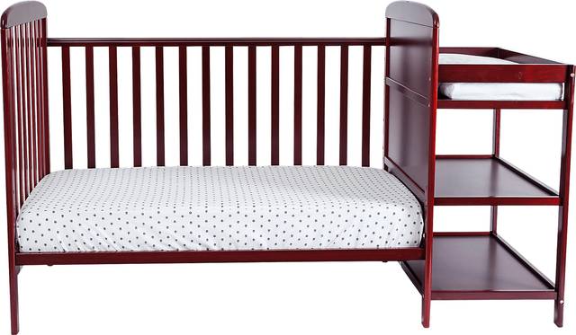 Kids Julian Park Brown Cherry Crib and Changer - Thumbnail - Image 6